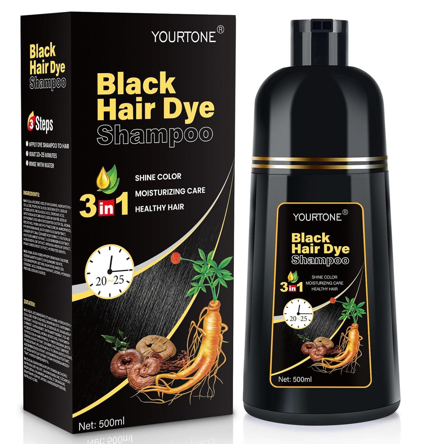 Best Shampoo – Black Hair Dye Shampoo Instant & Easy 3-in-1 Review