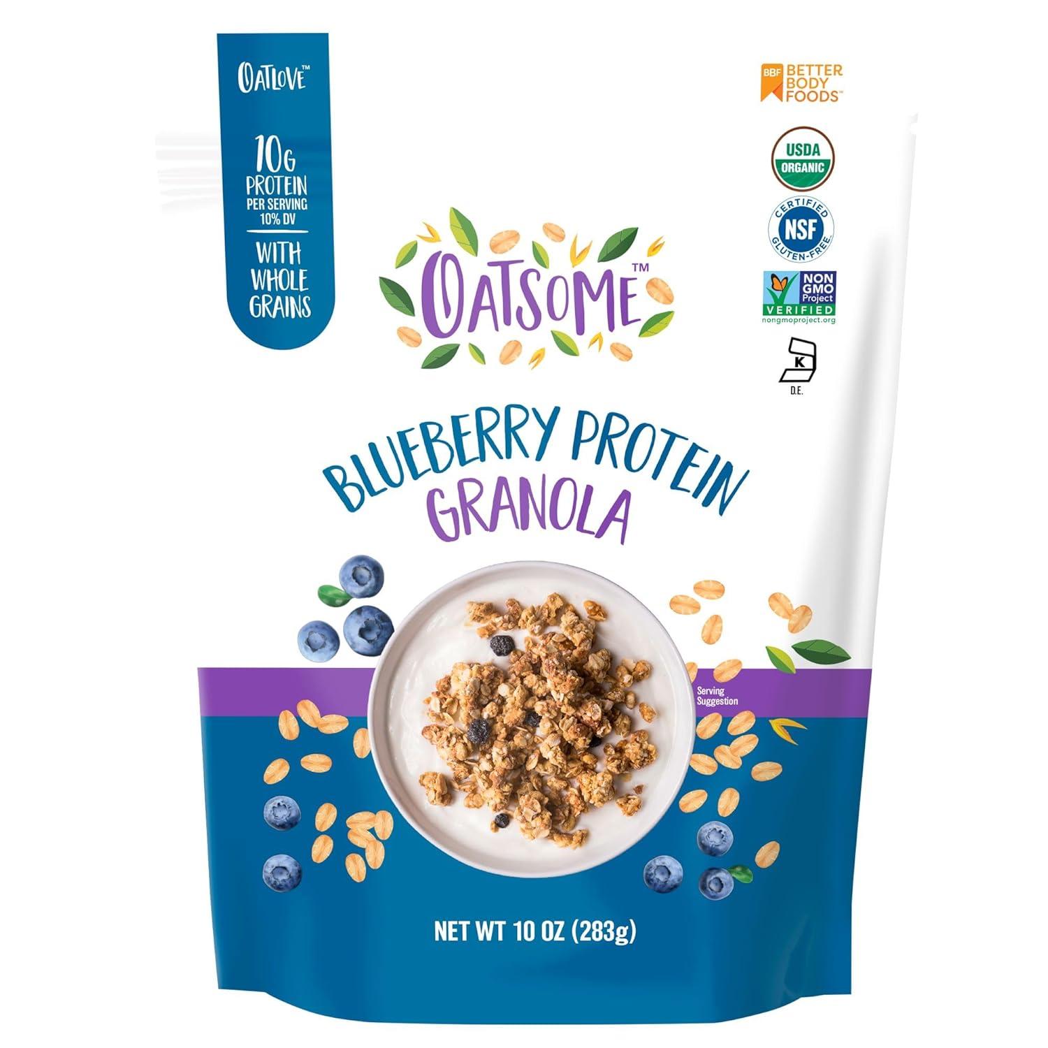 Best Protein Snack – Oatsome Blueberry Protein Granola Review
