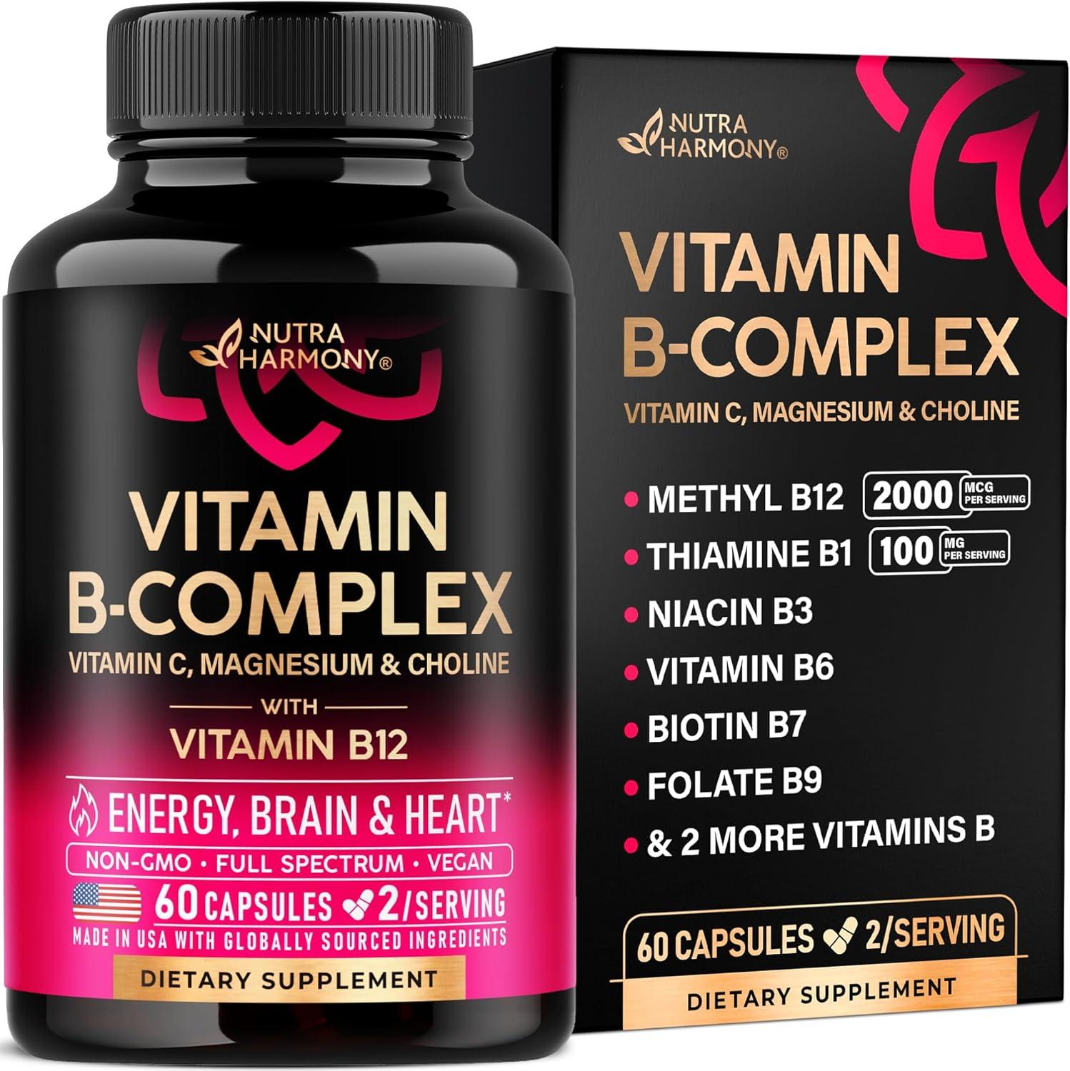 Best B-Complex Supplement – Vitamin B Complex for Energy Review