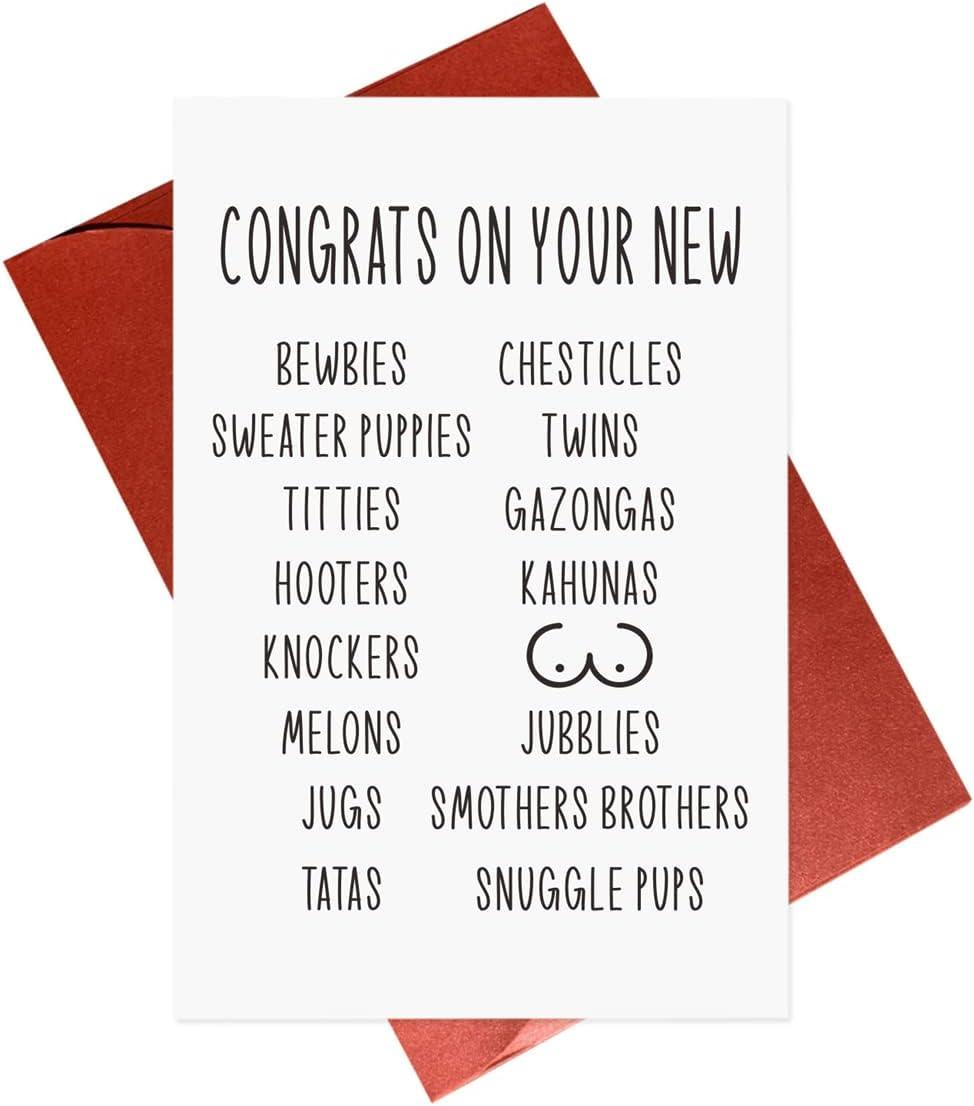 Best Funny Greeting Card – Gonzey Breast Implant Card Review