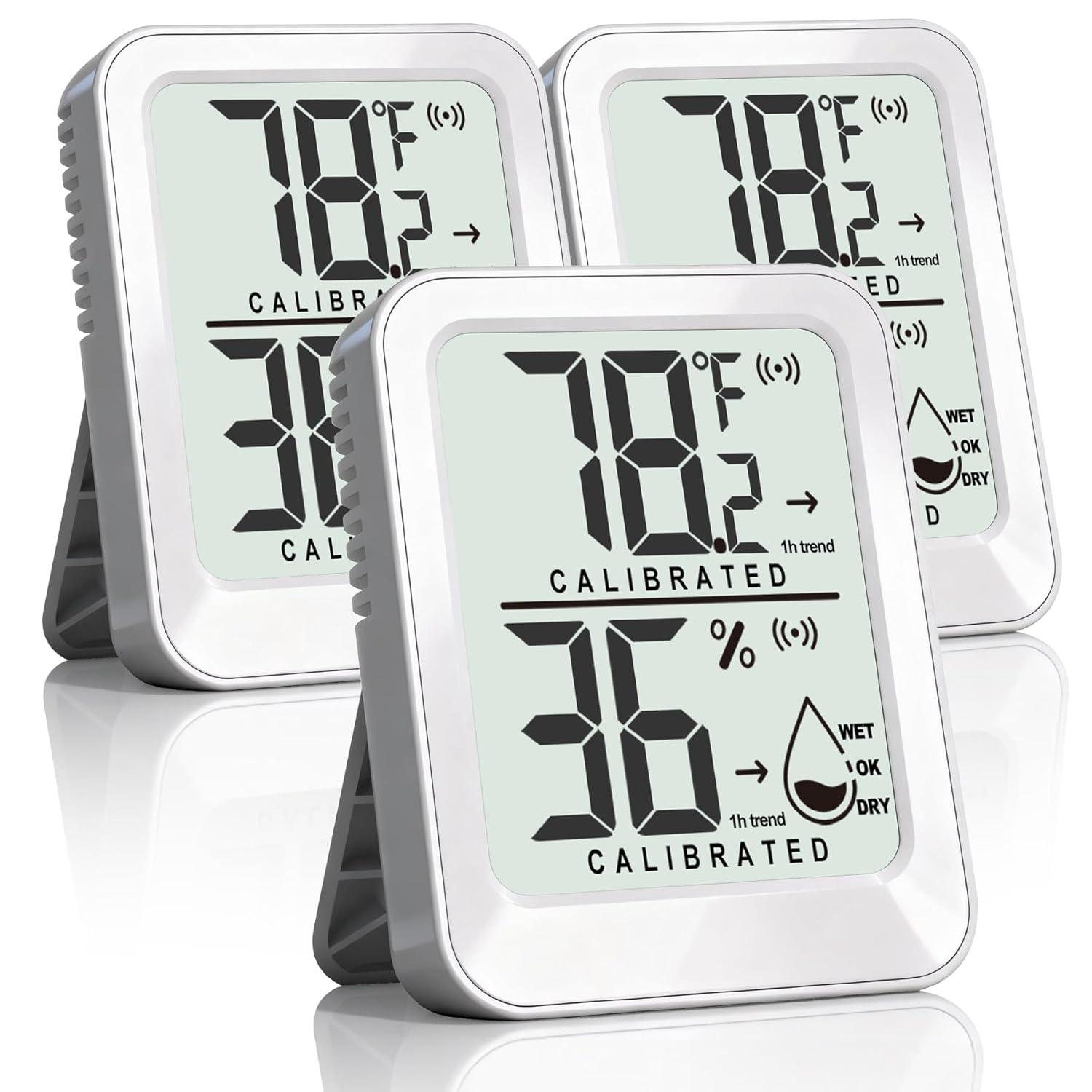 Best Indoor Hygrometer – 3 Pack Room Thermometer Review