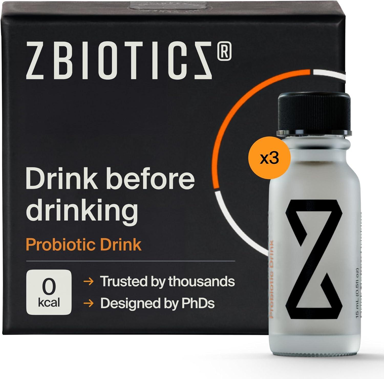 Best Probiotic – ZBiotics – Feel Better After Drinking, Review