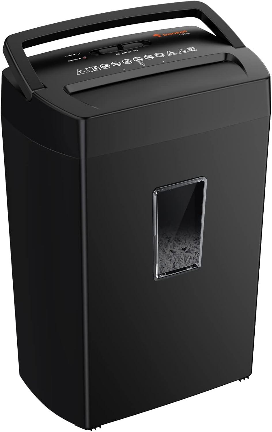 Best Shredder – Bonsaii 12-Sheet Cross Cut Paper Shredder Review