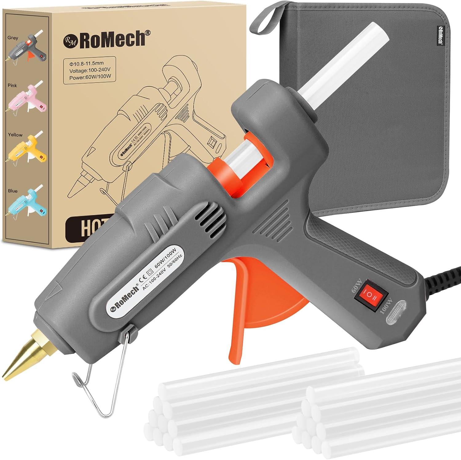 Best Glue Gun – ROMECH Full Size Hot Glue Gun with Case Review