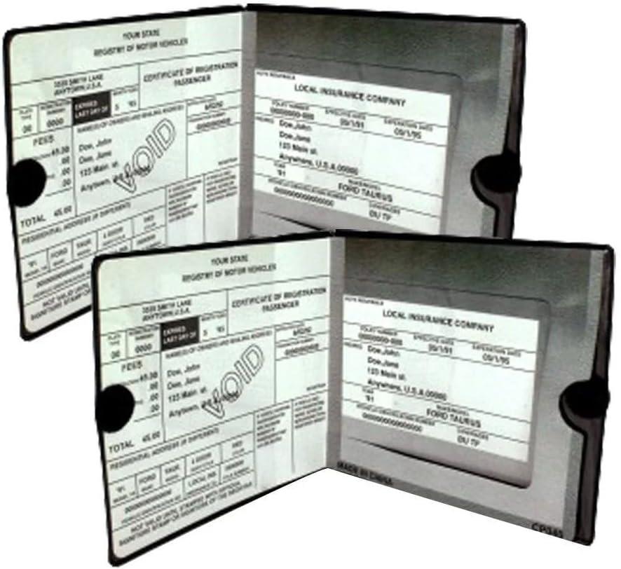 Best Document Holders – ESSENTIAL Car Auto Insurance Registration BLACK Wallets 2 Pack – Review