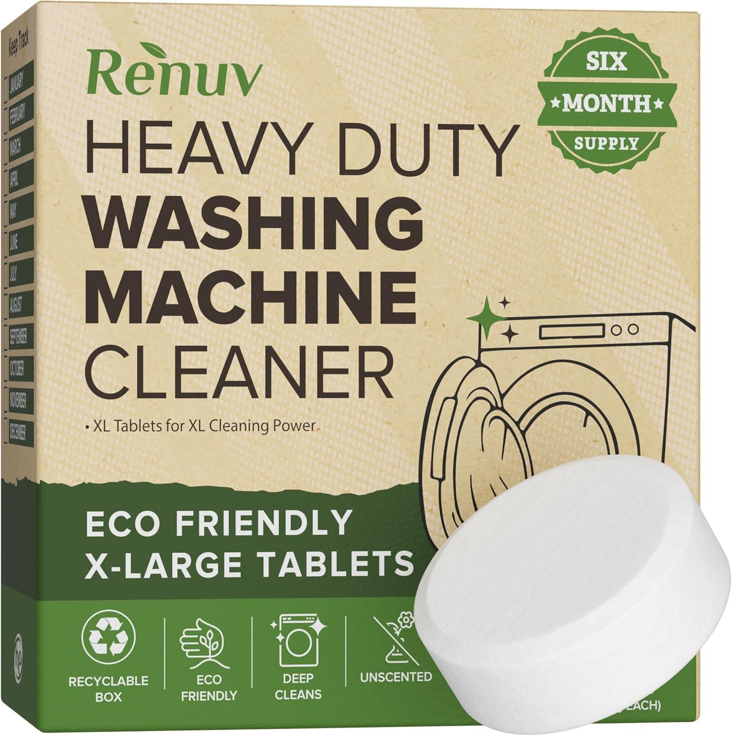 Best Washing Machine Cleaner – Renuv® Heavy Duty Tablets Review