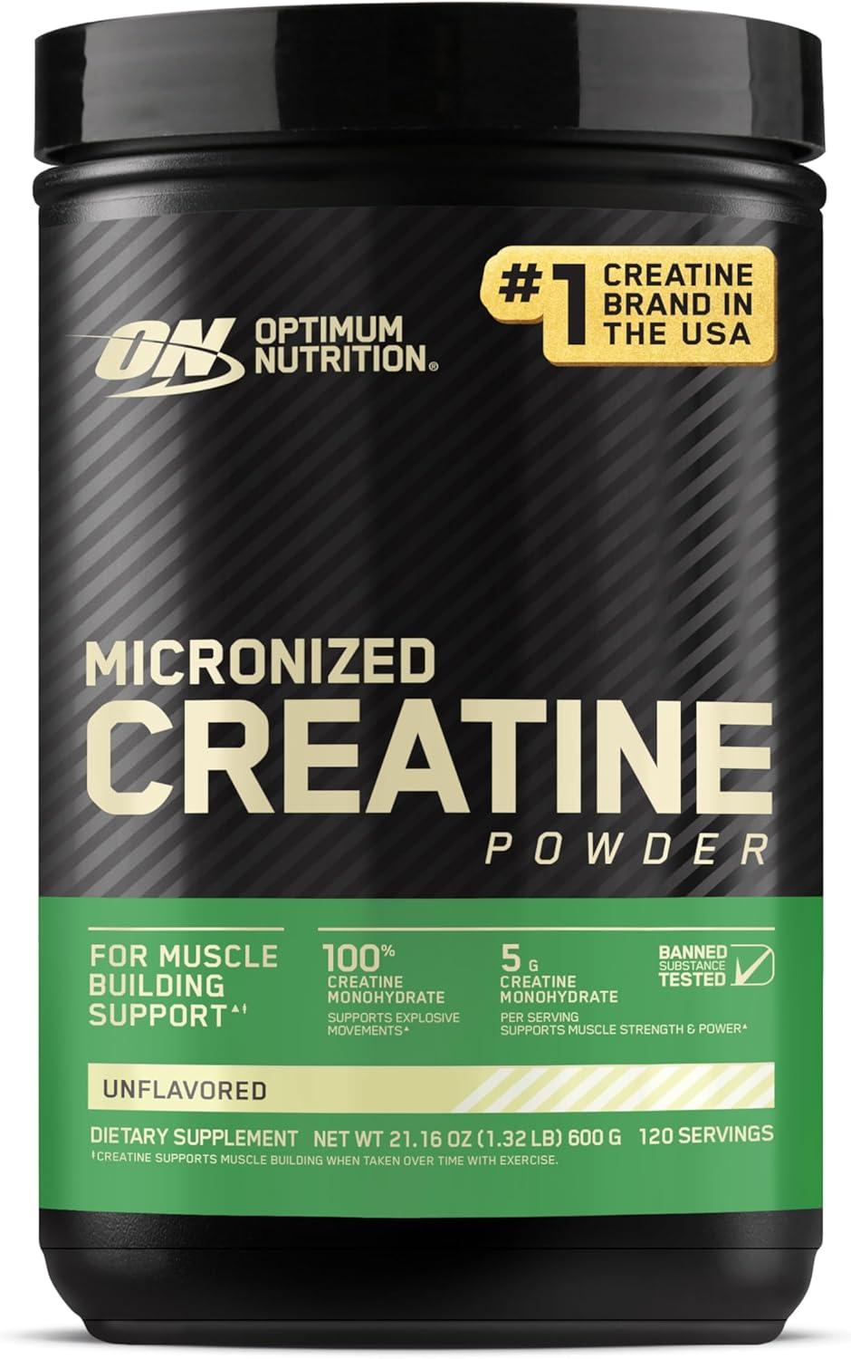 Best Creatine – Optimum Nutrition Micronized Creatine Monohydrate Powder Review
