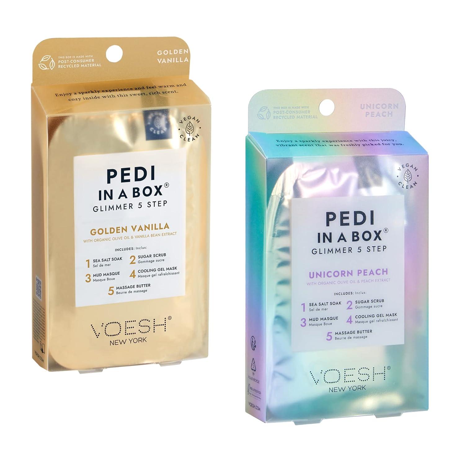 Best Vegan Foot Care – VOESH Pedi in a Box Glimmer Review