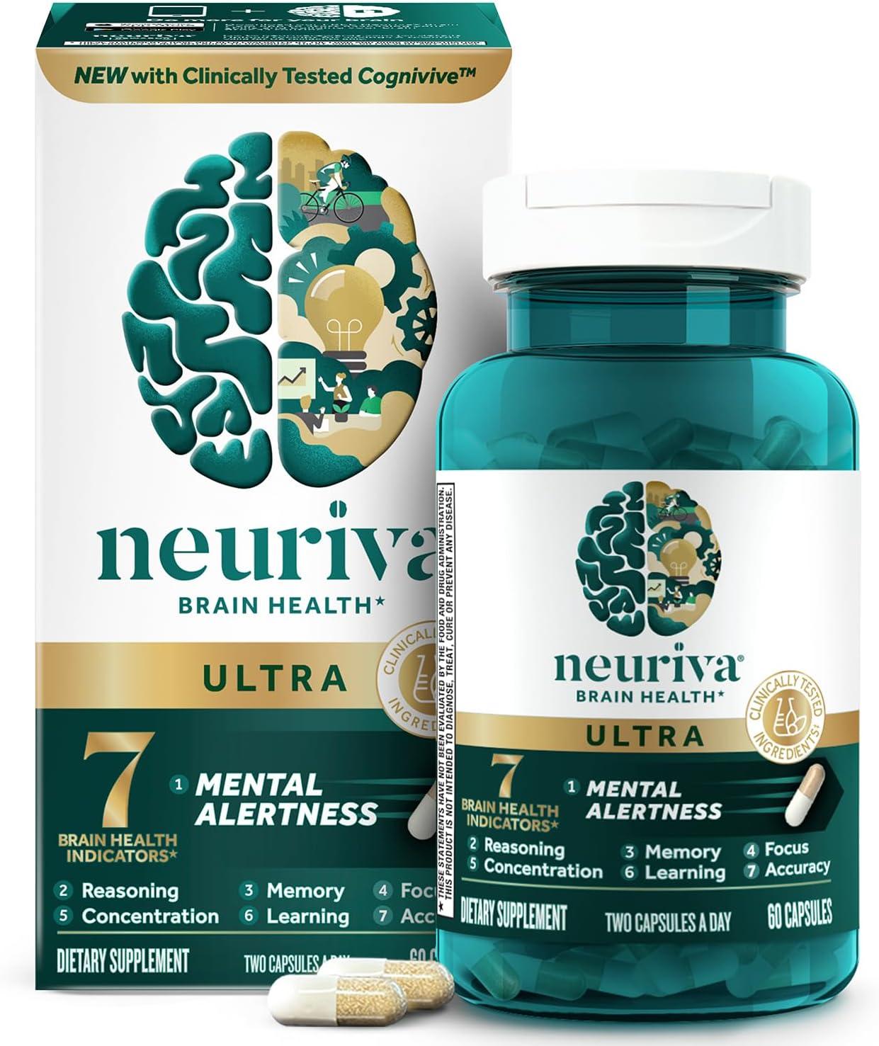 Best Brain Supplement – NEURIVA Ultra Nootropic Capsules Review