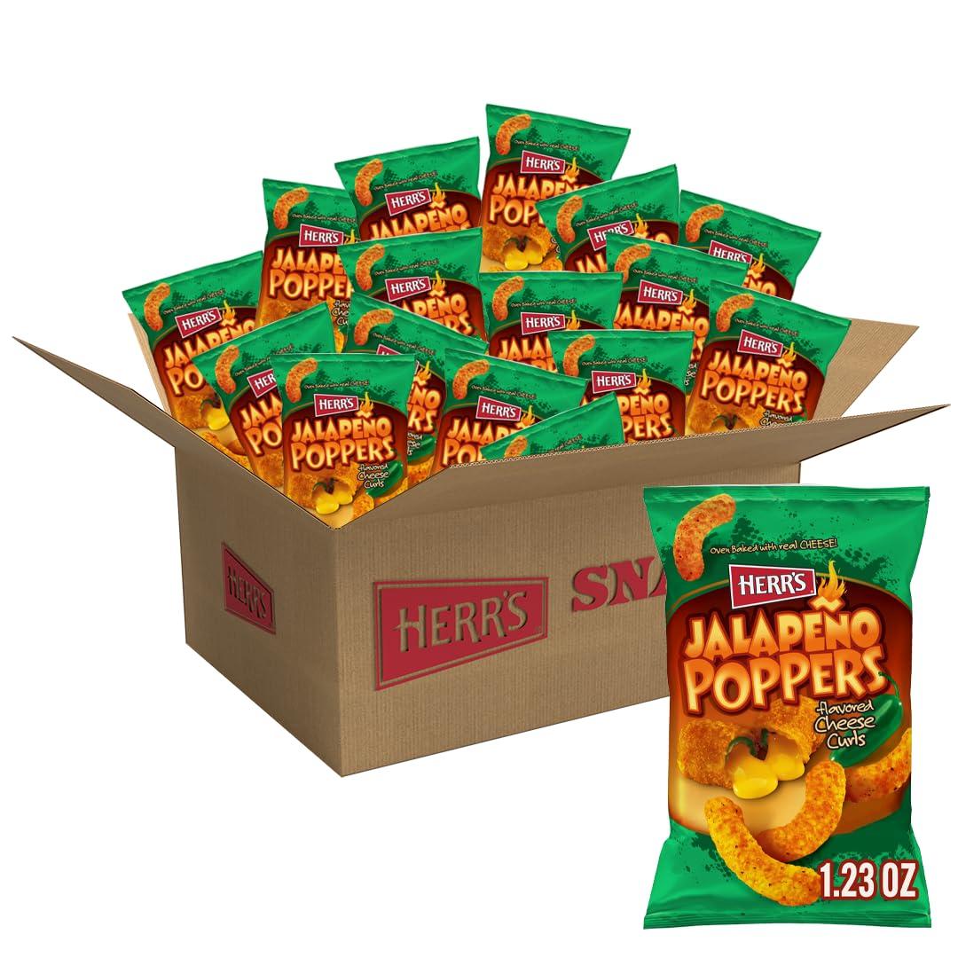 Best Snack Food – Herr’s Jalapeño Poppers Flavored Cheese Curls Review