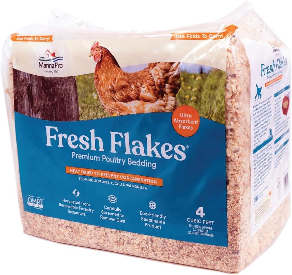 Best Chicken Coop Bedding – Manna Pro Fresh Flakes Review