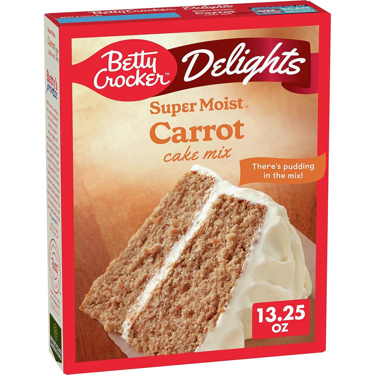 Best Cake Mix – Betty Crocker Delights Super Moist Carrot Cake Review