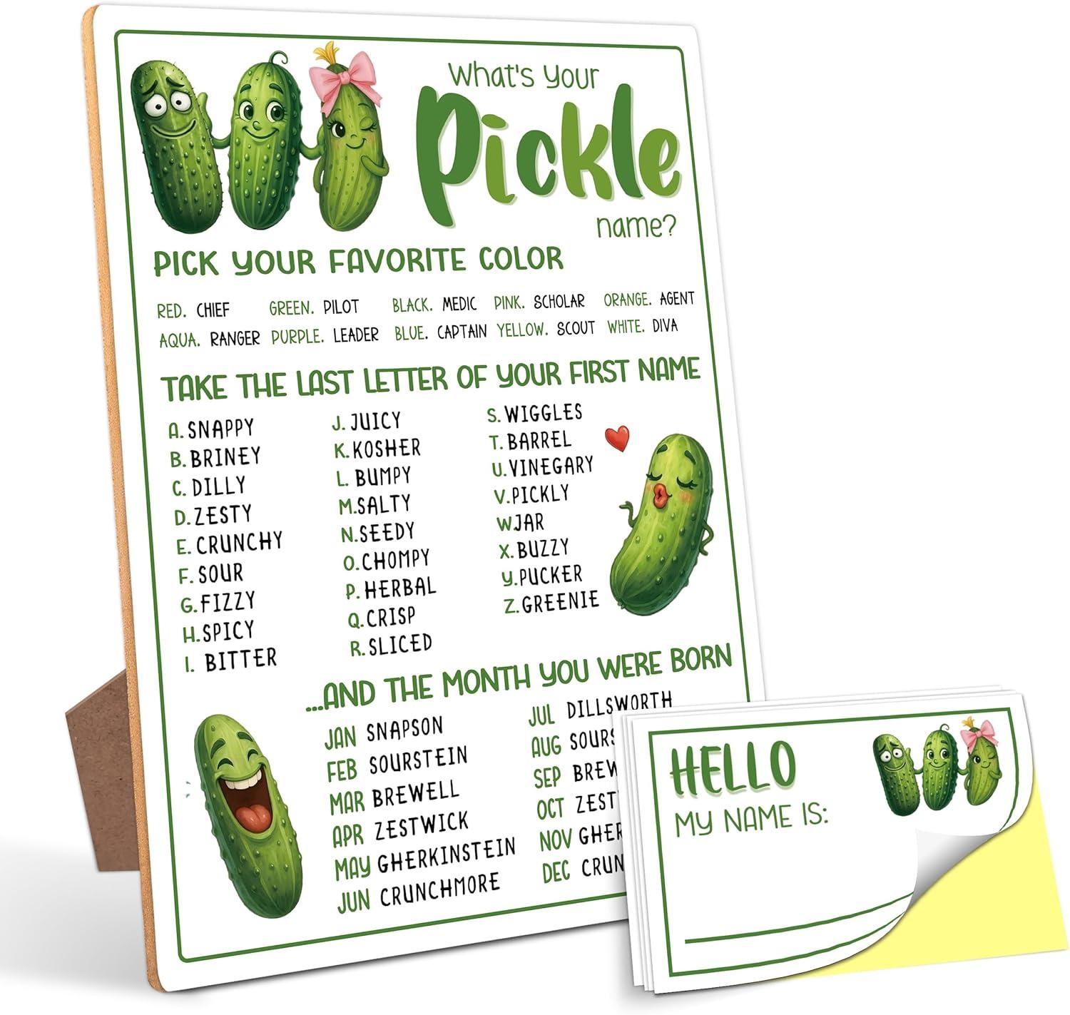 Best Party Decor – Pickle Party Decor Name Game Review