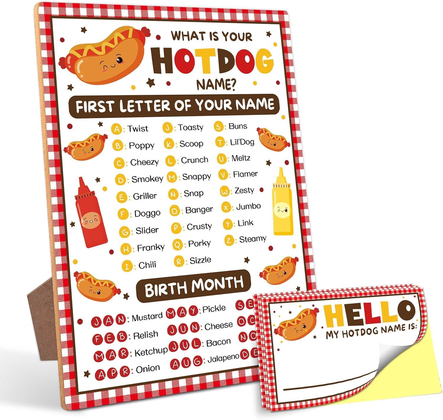 Best Party Game – What is Your Hot Dog Name Game Review