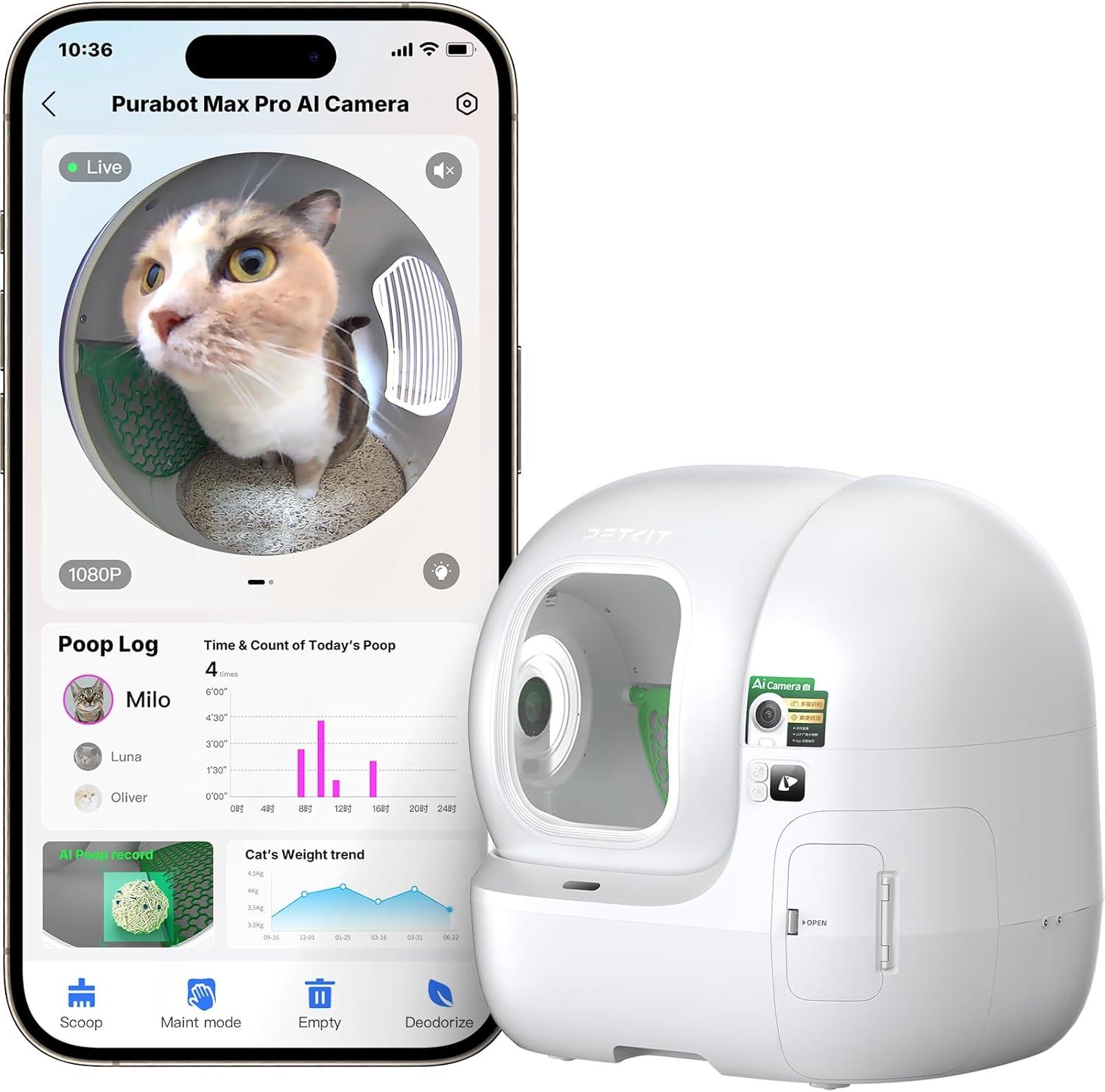Best Cat Litter Box – PETKIT 2025 New Purobot Max Pro Review