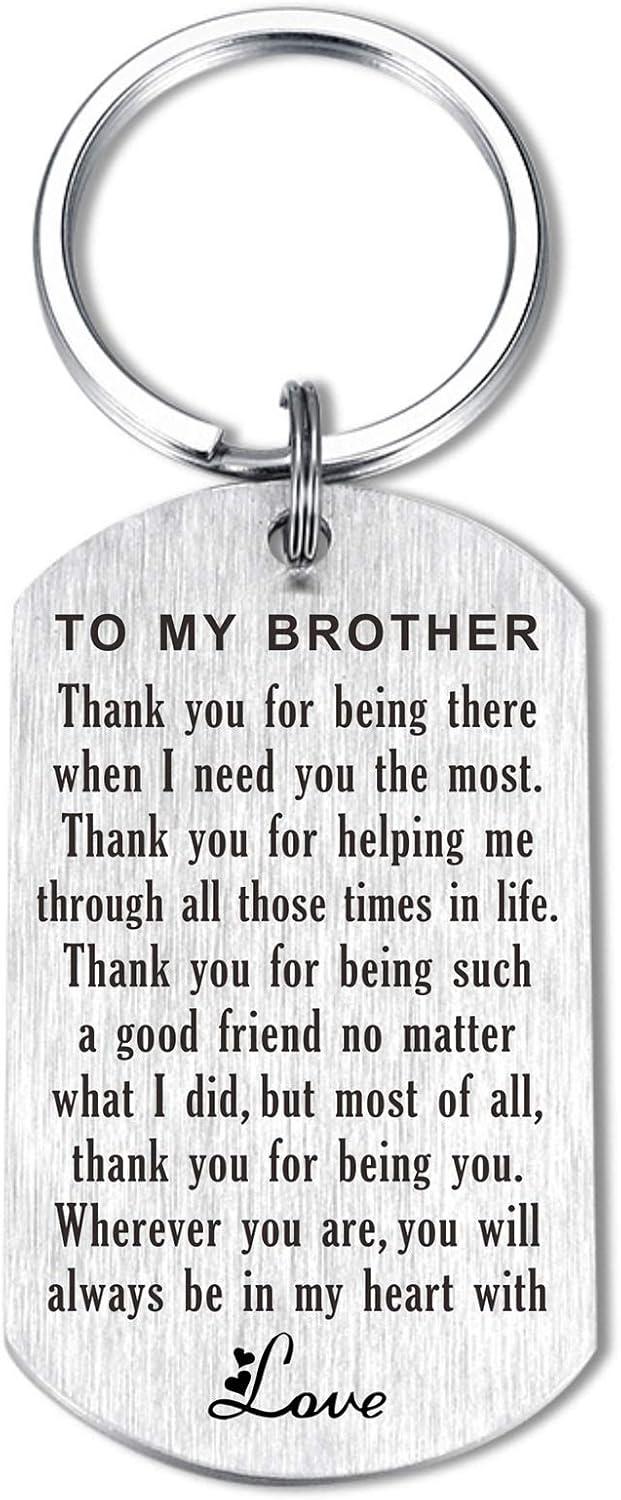 Best Keychain – Brother Sister Gifts You Will Always Be in My Heart Review