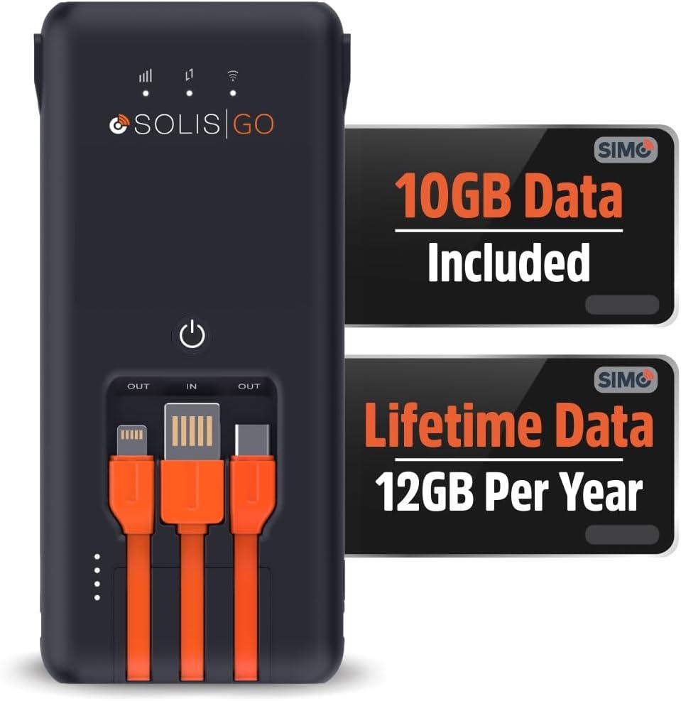 Best Portable WiFi – SIMO Solis Go 4G Mobile Hotspot Review