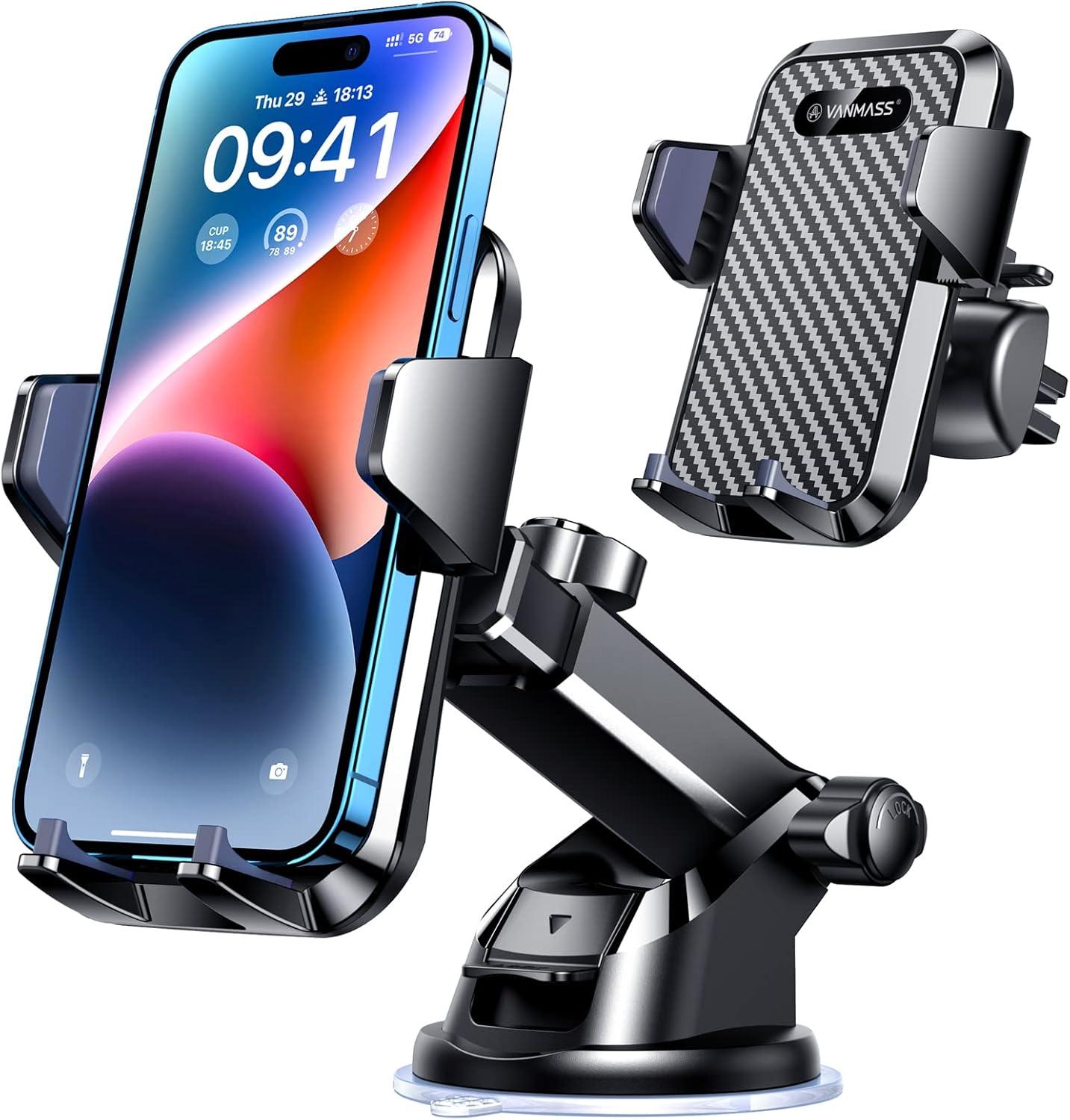 Best Car Phone Mount – VANMASS Strongest Suction Holder Review
