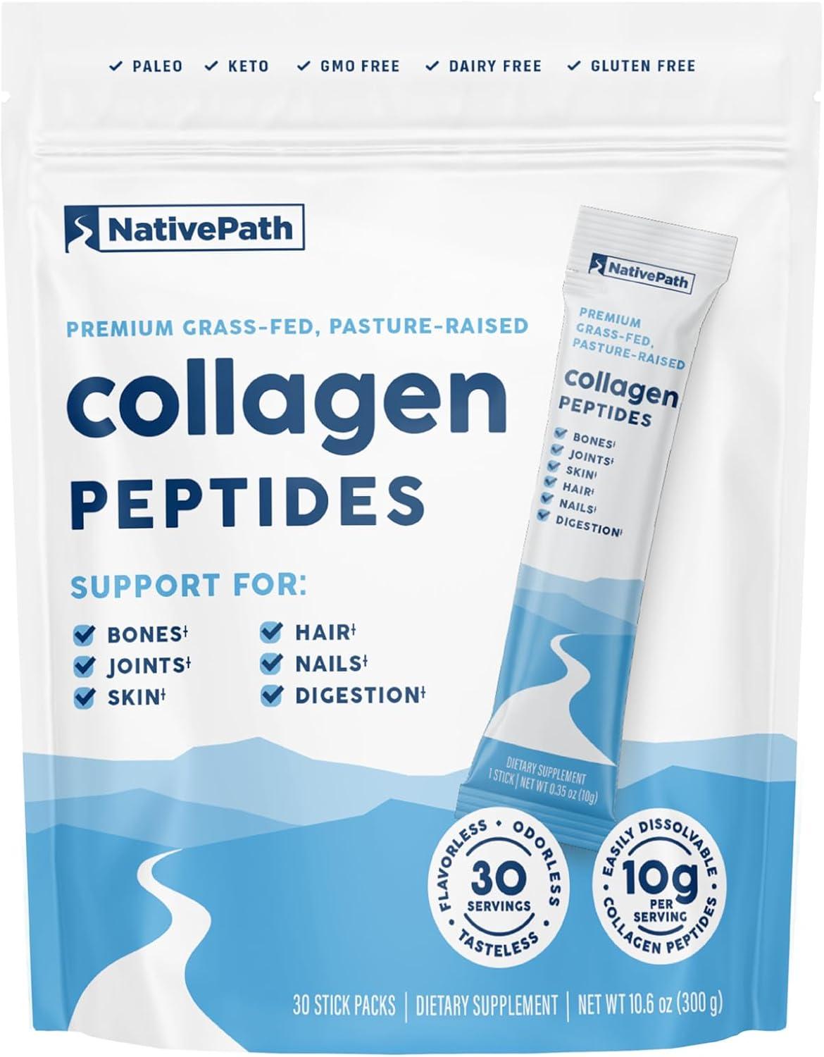 Best Collagen Supplement – NativePath Collagen Peptides Stick Packs Review