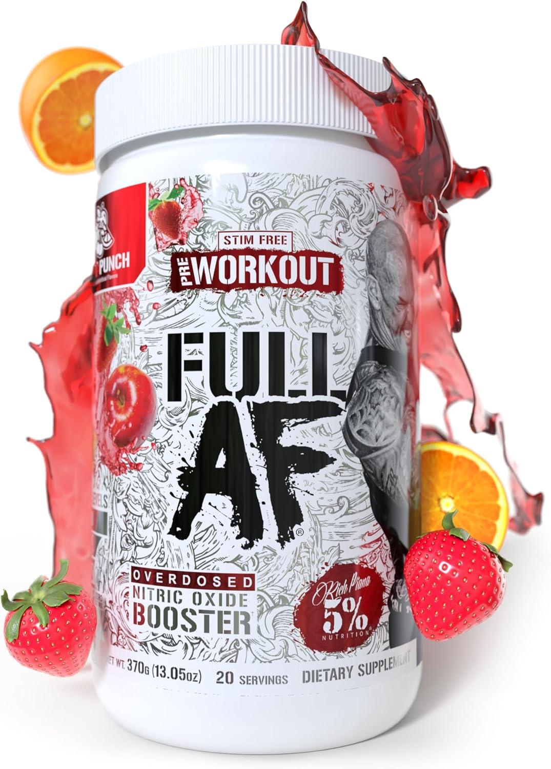 Best Stim-Free Pre-Workout – 5% Nutrition FullAF Review