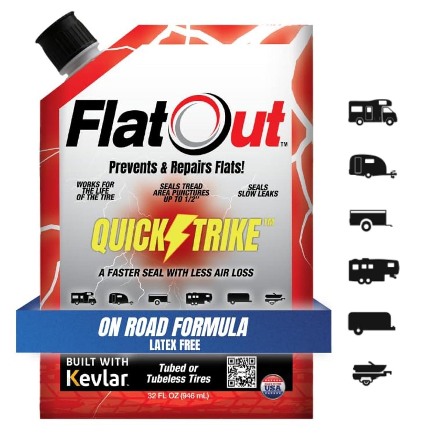 Best Tire Sealant – FlatOut QuickStrike On Road Formula Review