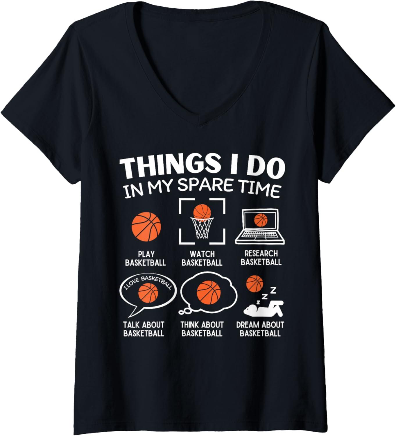 Best Apparel – Women’s Things I Do in My Spare Time Basketball T-Shirt Review