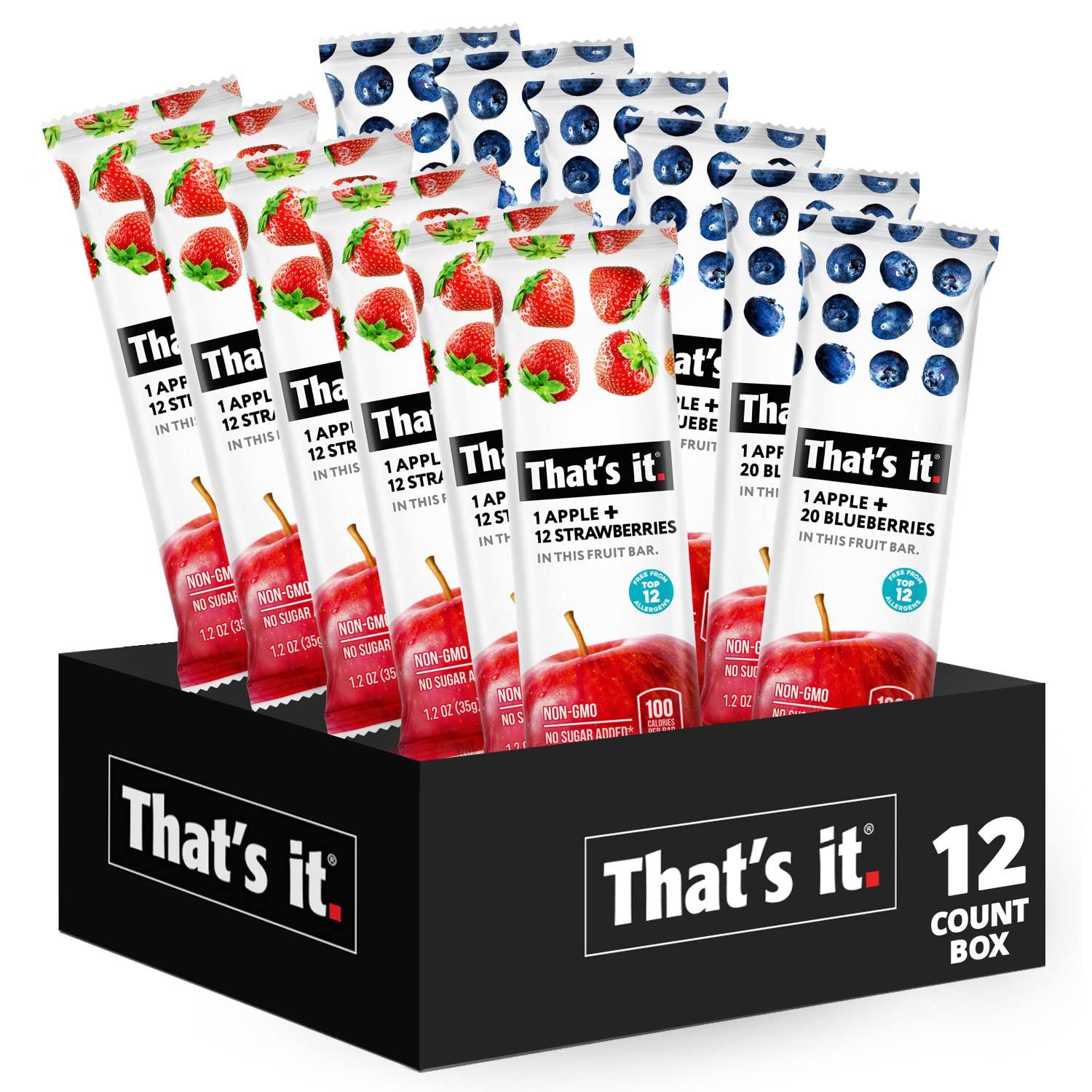 Best Fruit Bars – That’s it. Fruit Bars 12 Variety Pack Review