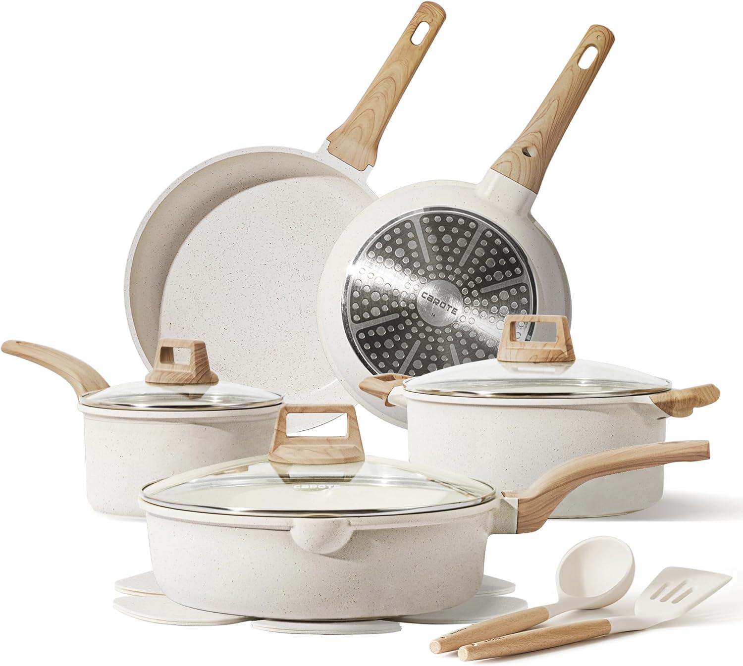 Best Cookware – CAROTE 14 Pcs Pots and Pans Set Review