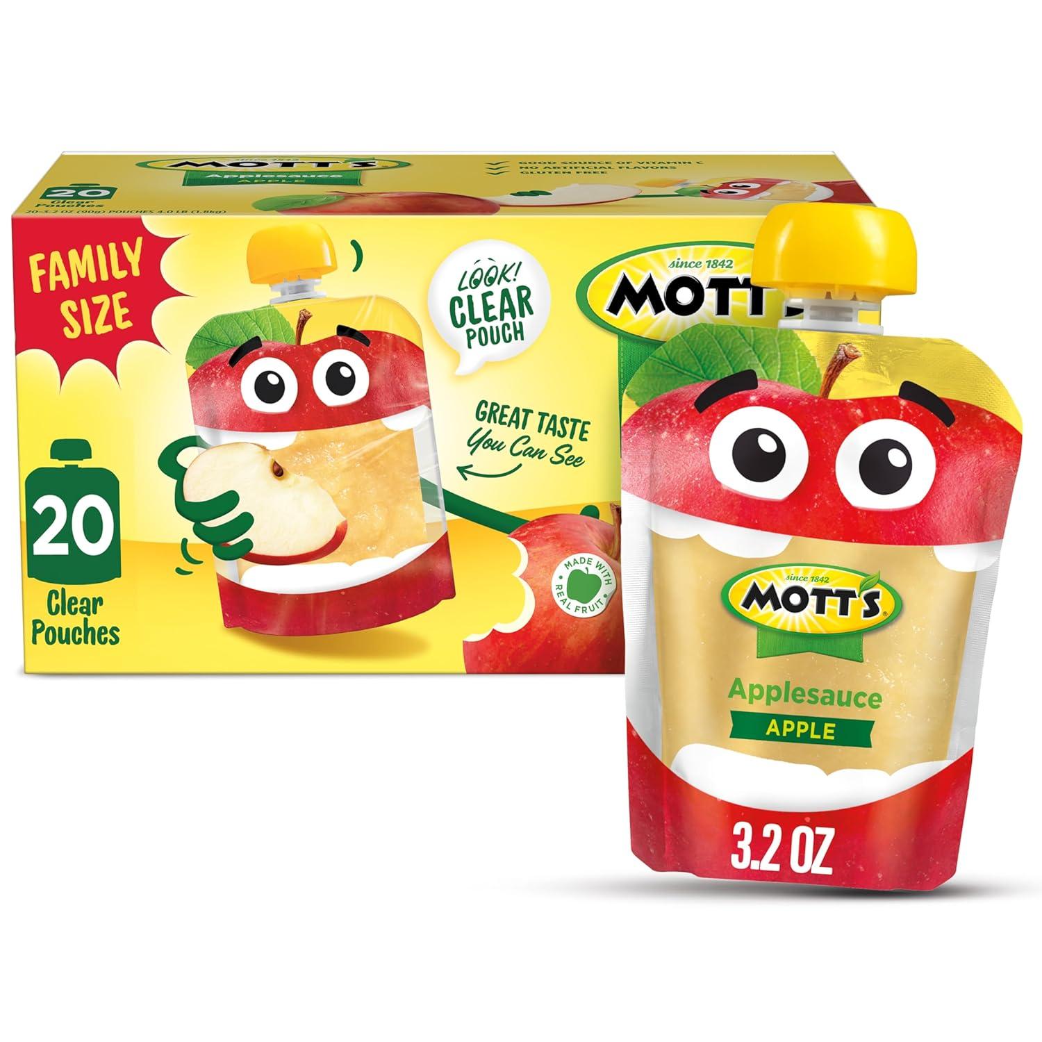 Best Snack Option – Mott’s Applesauce, Real Fruit, Vitamin C Review