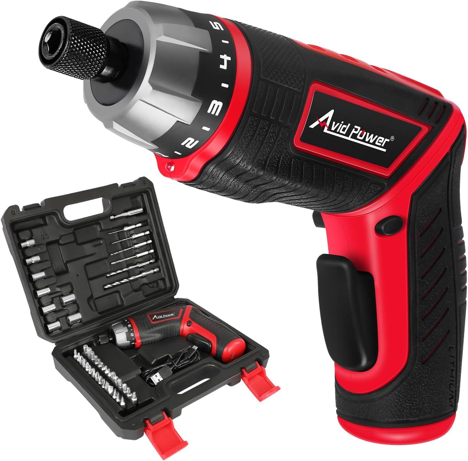 Best Electric Screwdriver – AVID POWER 4V Cordless Kit Review