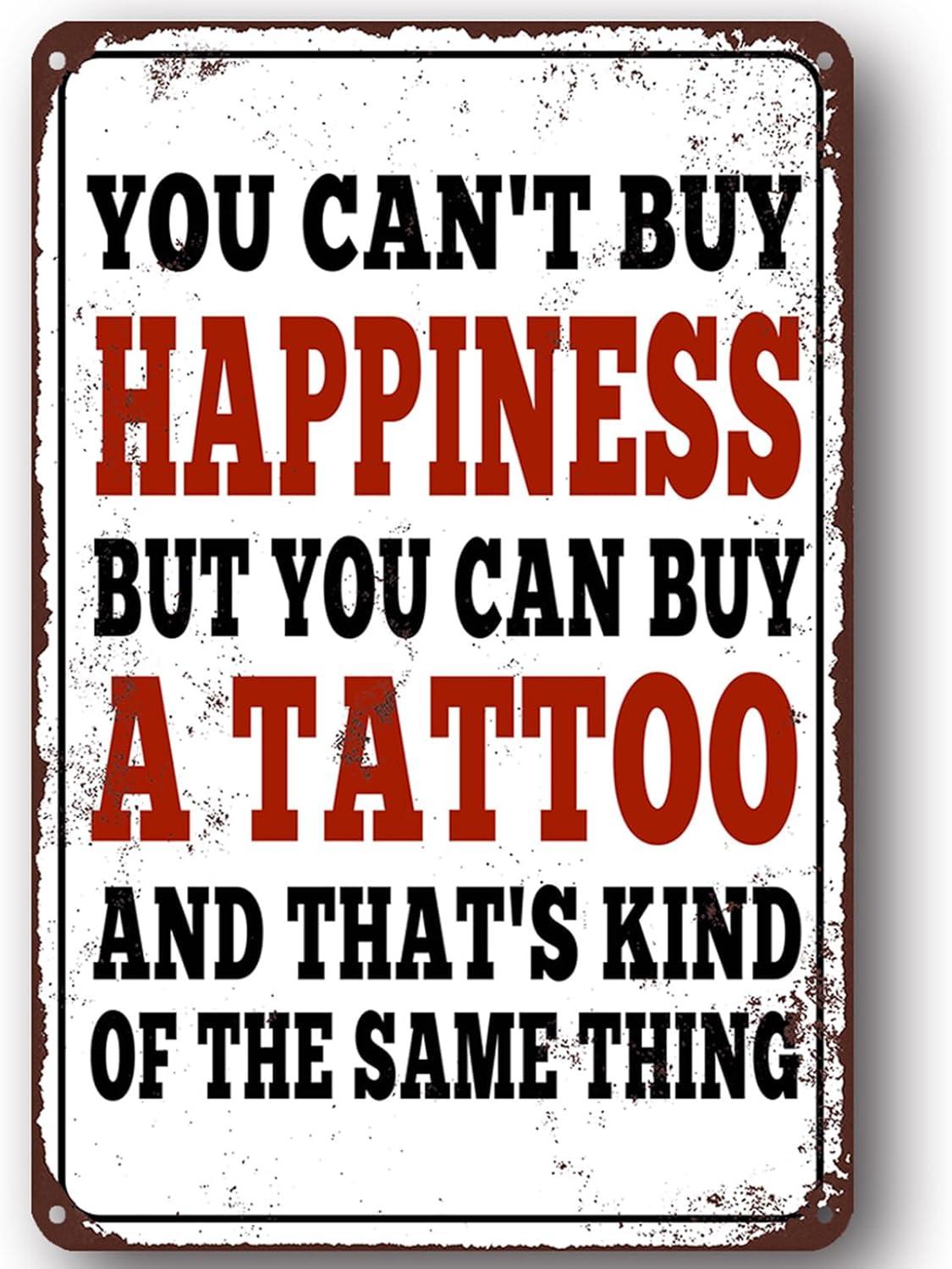 Best Rustic Home Decor – You Can’t Buy Happiness BUT You Can Buy a Tattoo Review