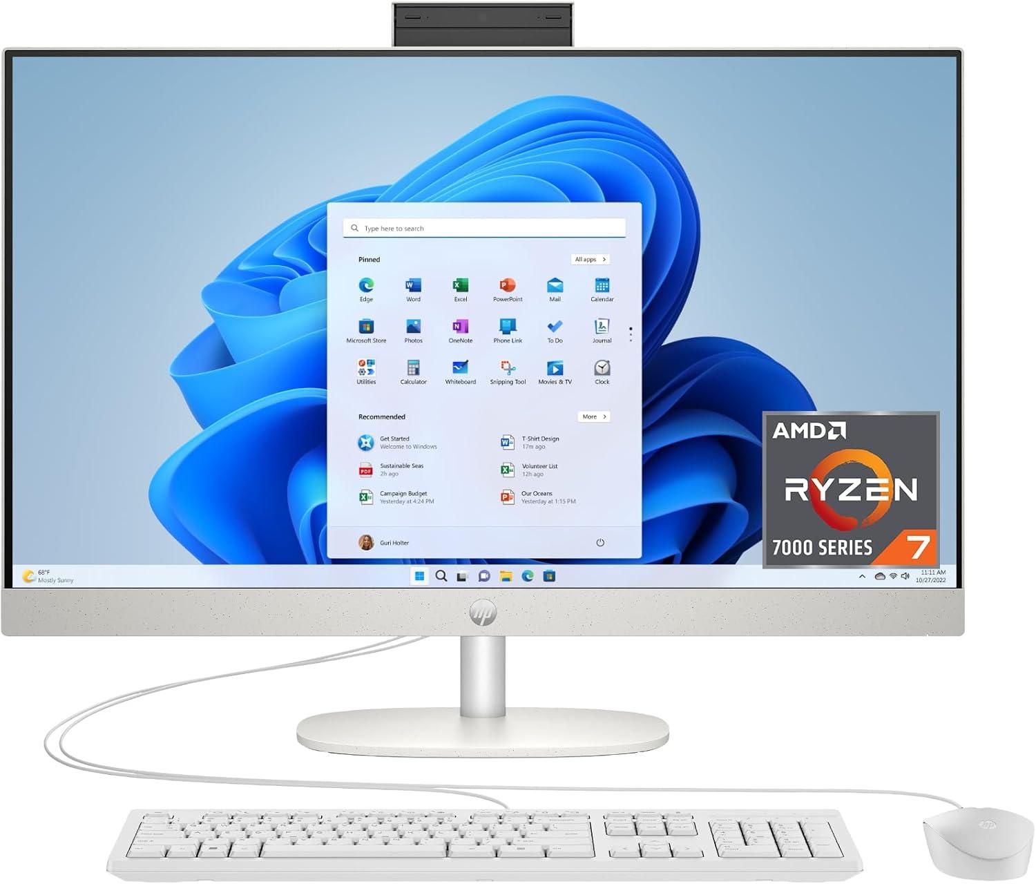 Best All-in-One Desktop – HP 27 inch PC, FHD, Ryzen 7 Review