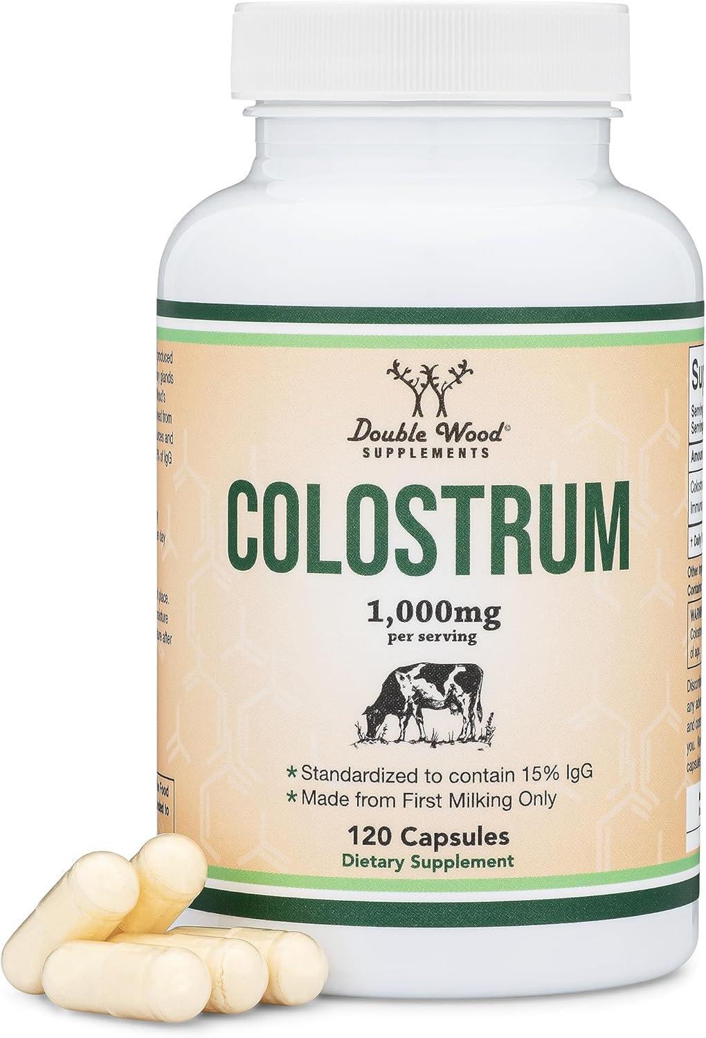 Best Colostrum Supplement – 120 Capsules, 1,000mg by Double Wood Review