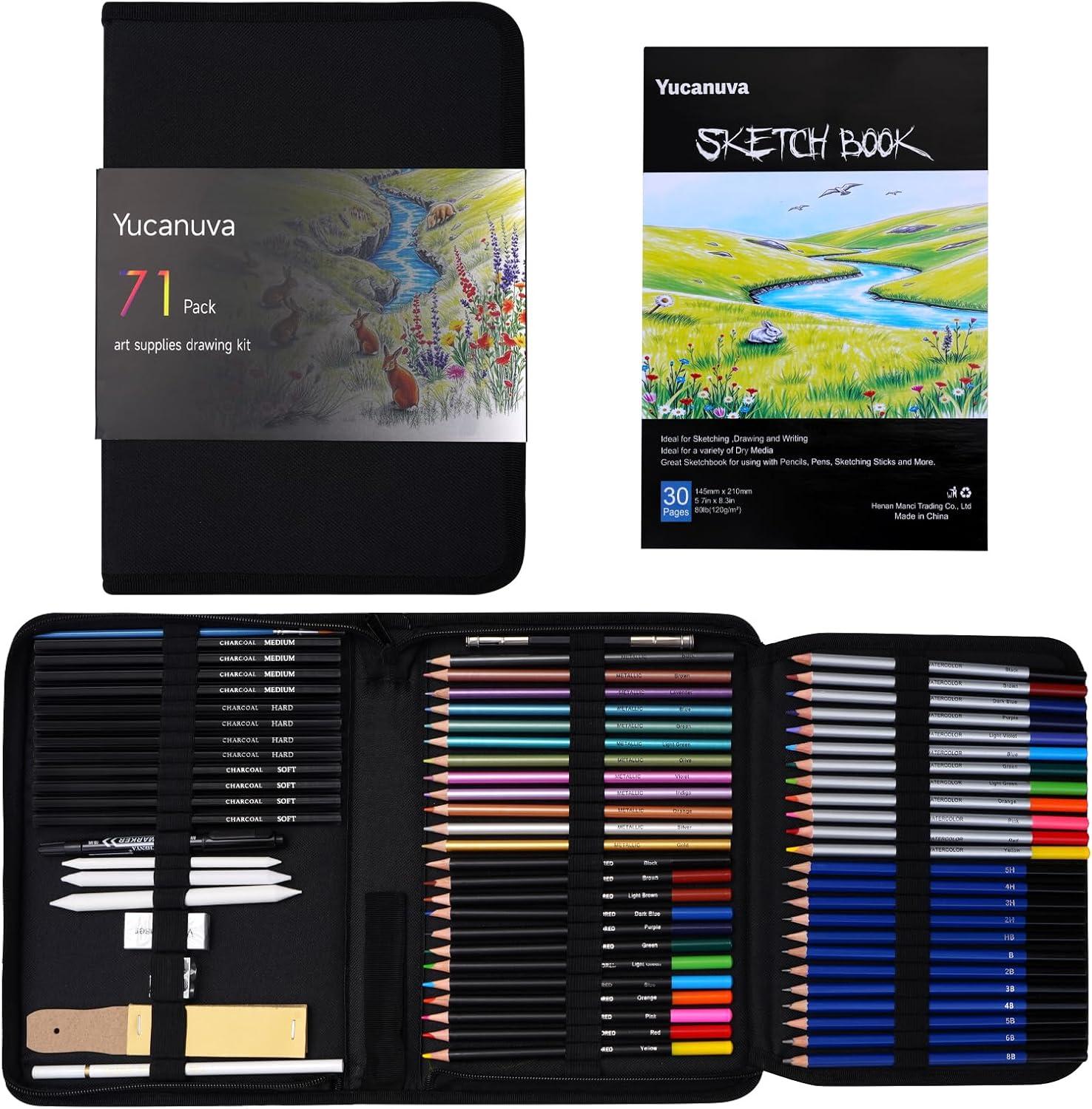 Best Art Supplies – 71Pack Drawing Supplies Sketching Kit Review