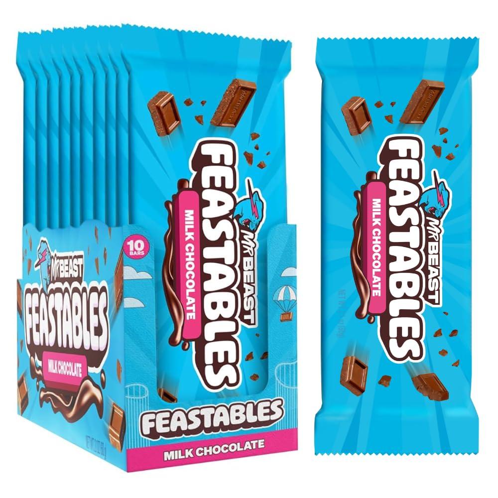 Best Candy Bar – Feastables MrBeast Milk Chocolate Chocolate Bar Review