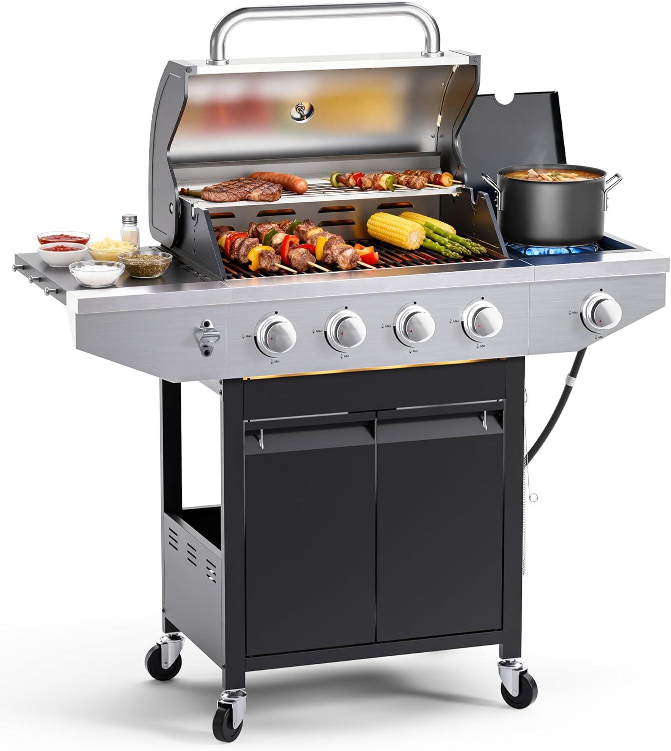 Best BBQ Grill – EUHOME 4-Burner Propane Gas BBQ Grill Review