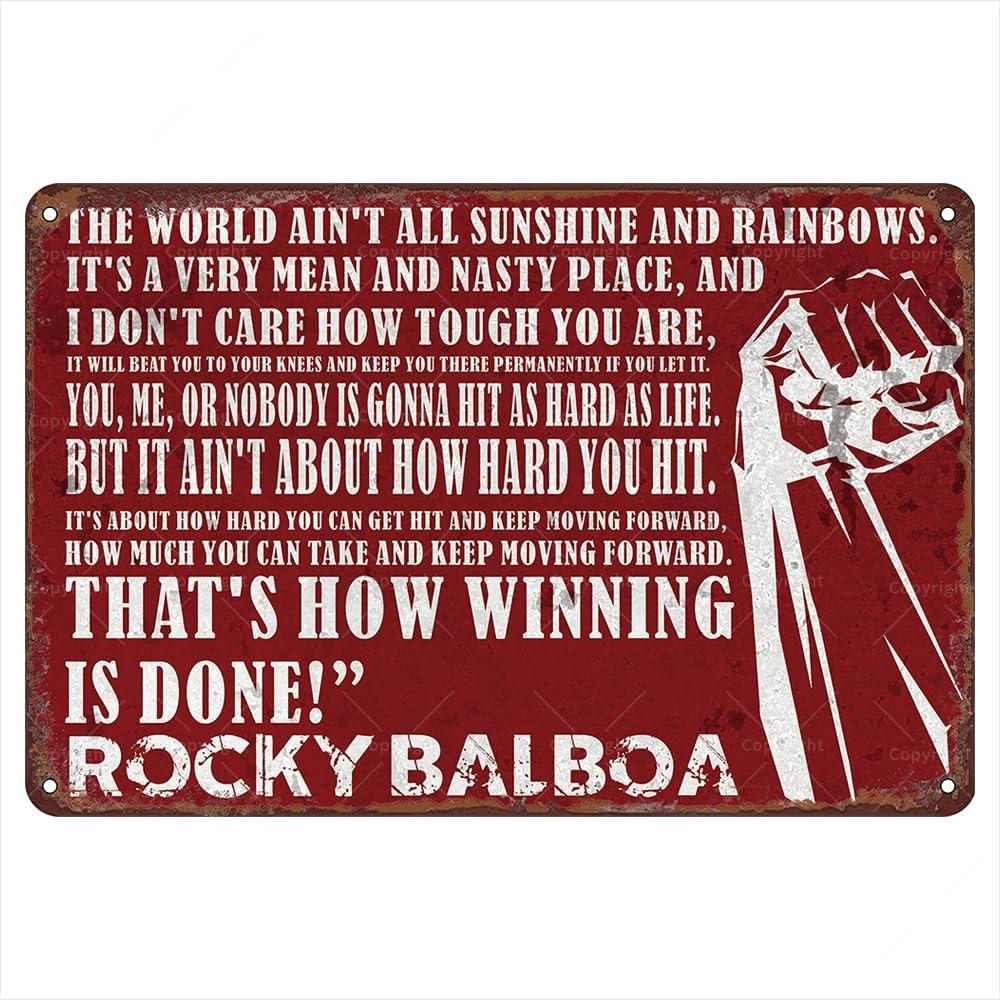 Best Wall Decor – Zeasdacu Rocky Quote Motivational Sign Review
