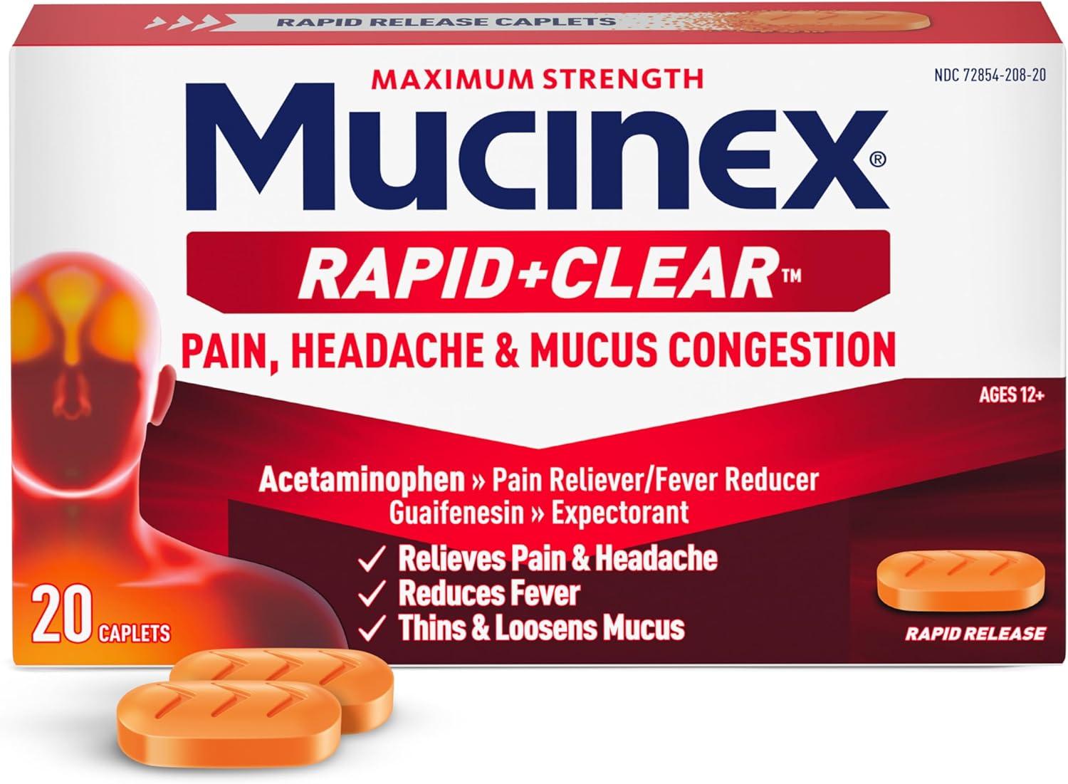 Best Cold Medicine – Mucinex Rapid Clear Maximum Strength Review