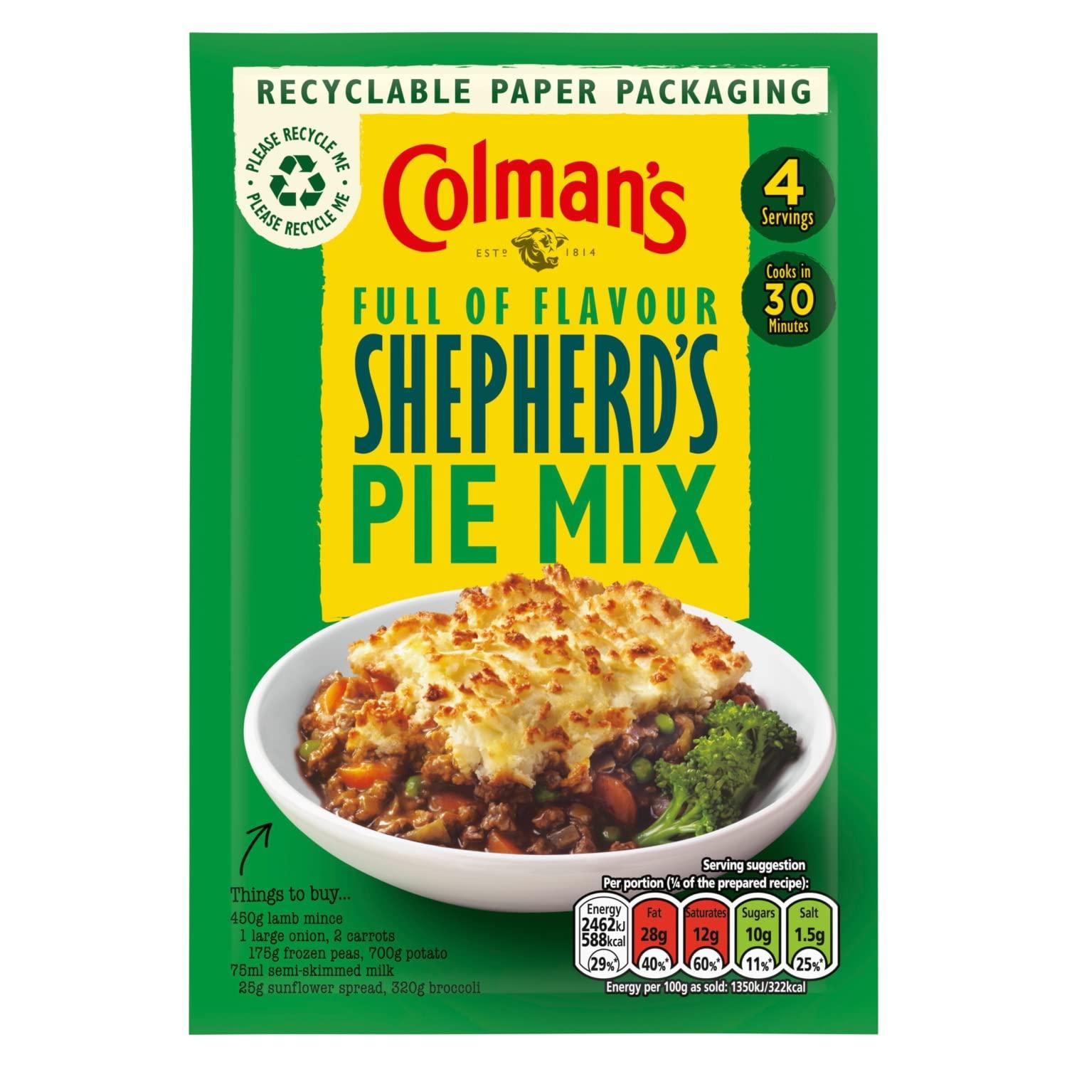Best Comfort Food – Colman’s Shepherd’s Pie Pkt Review