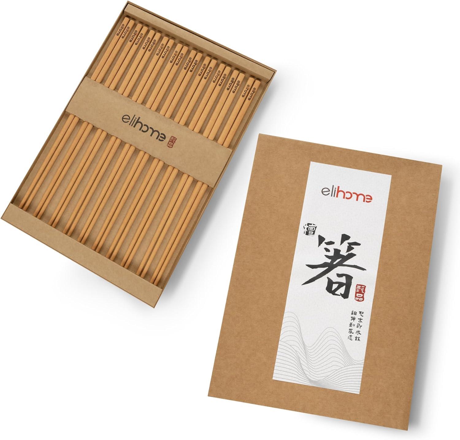 Best Chopsticks – Elihome Premium Wood Fiber 10 Pair Review