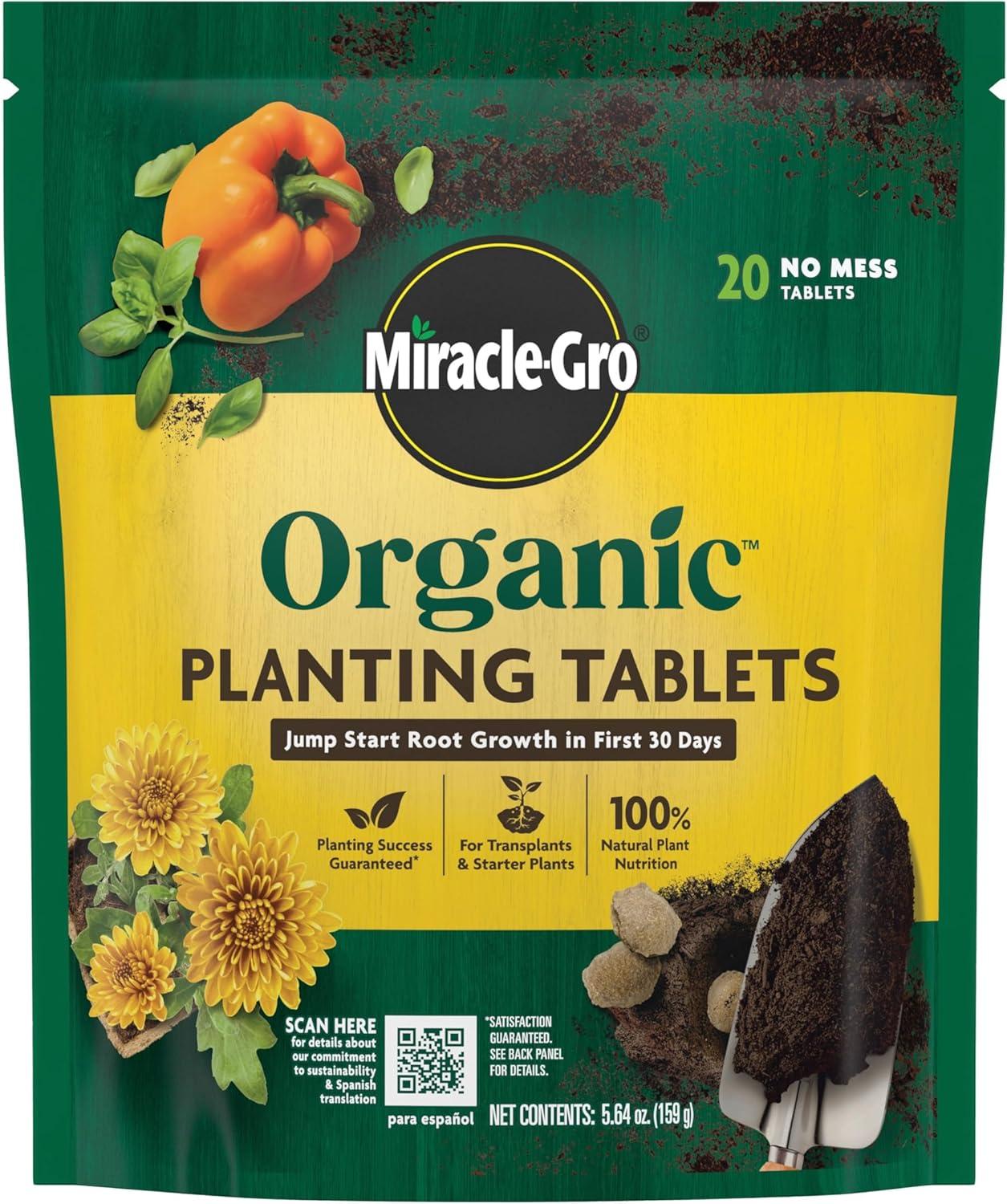 Best Organic Plant Fertilizer – Miracle-Gro Planting Tablets Review
