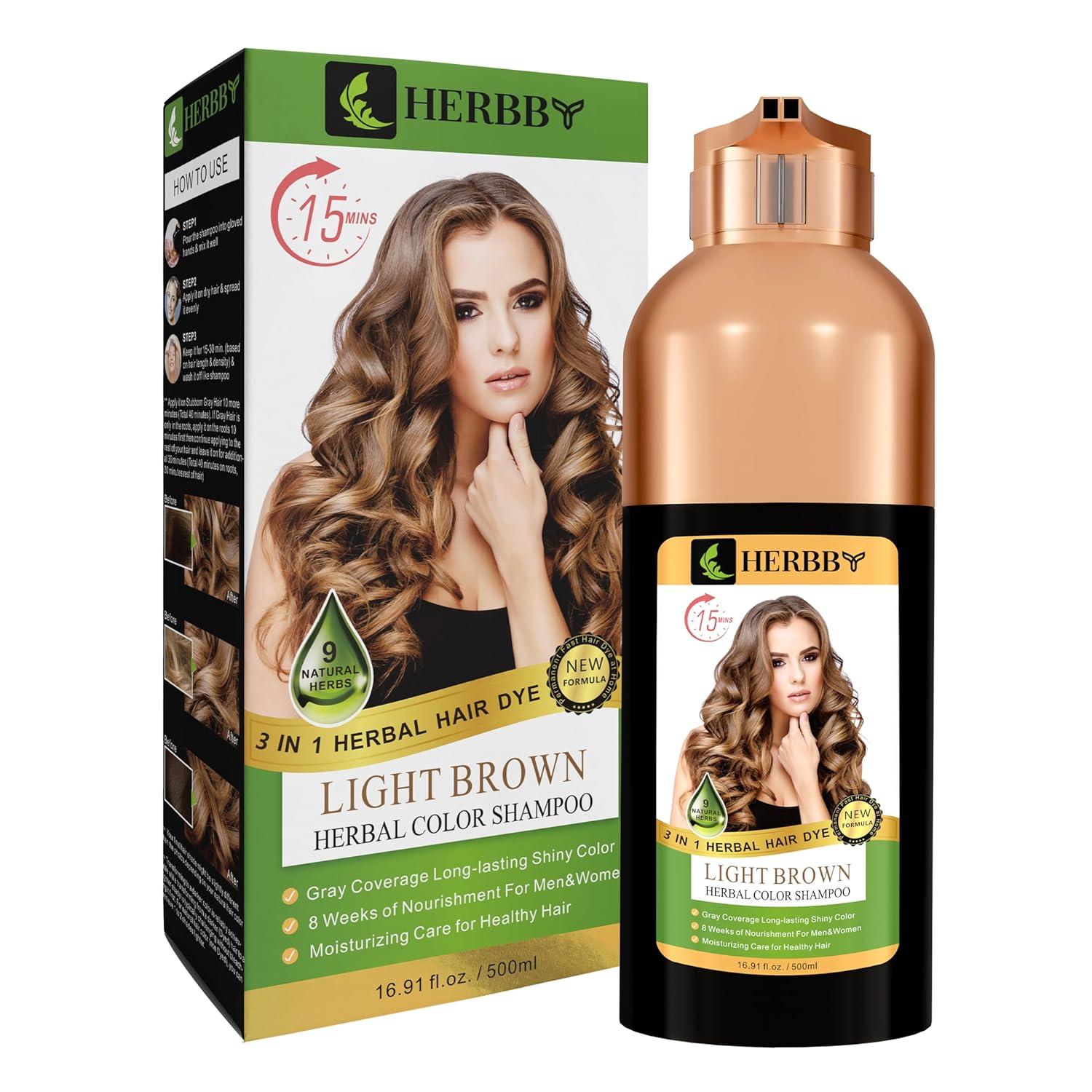 Best Shampoo – HERBBY Hair Color Shampoo for Gray Hair Review