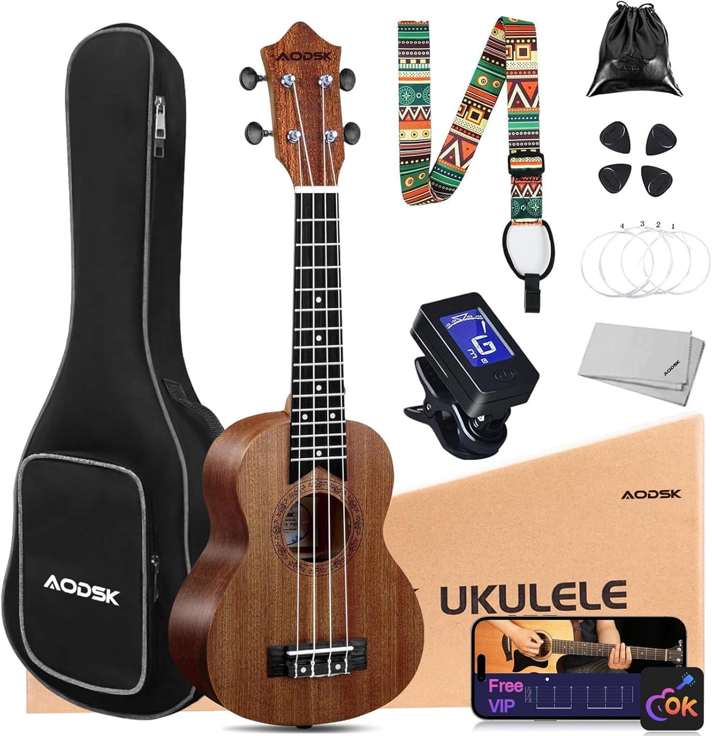 Best Ukulele – AODSK Soprano Ukulele for Beginner Kit Review
