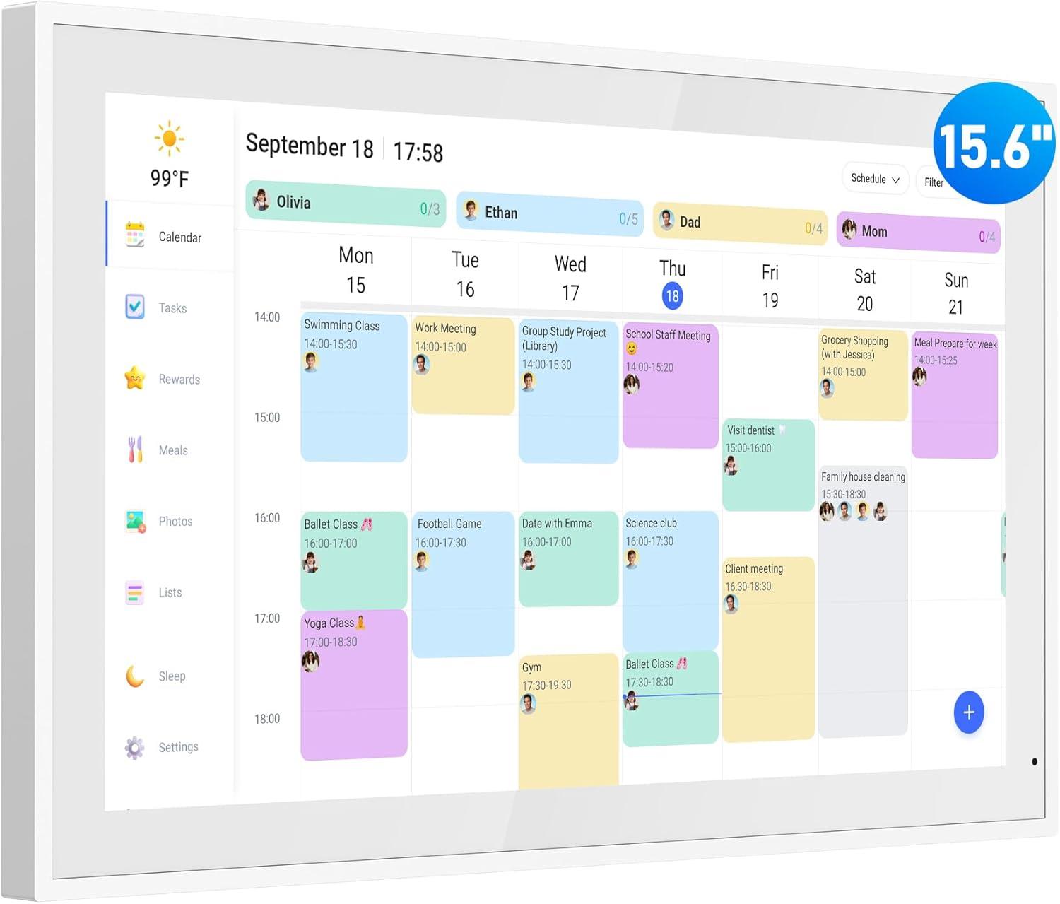 Best Electronics – Digital Calendar, 15.6 Inch Smart Planner Review