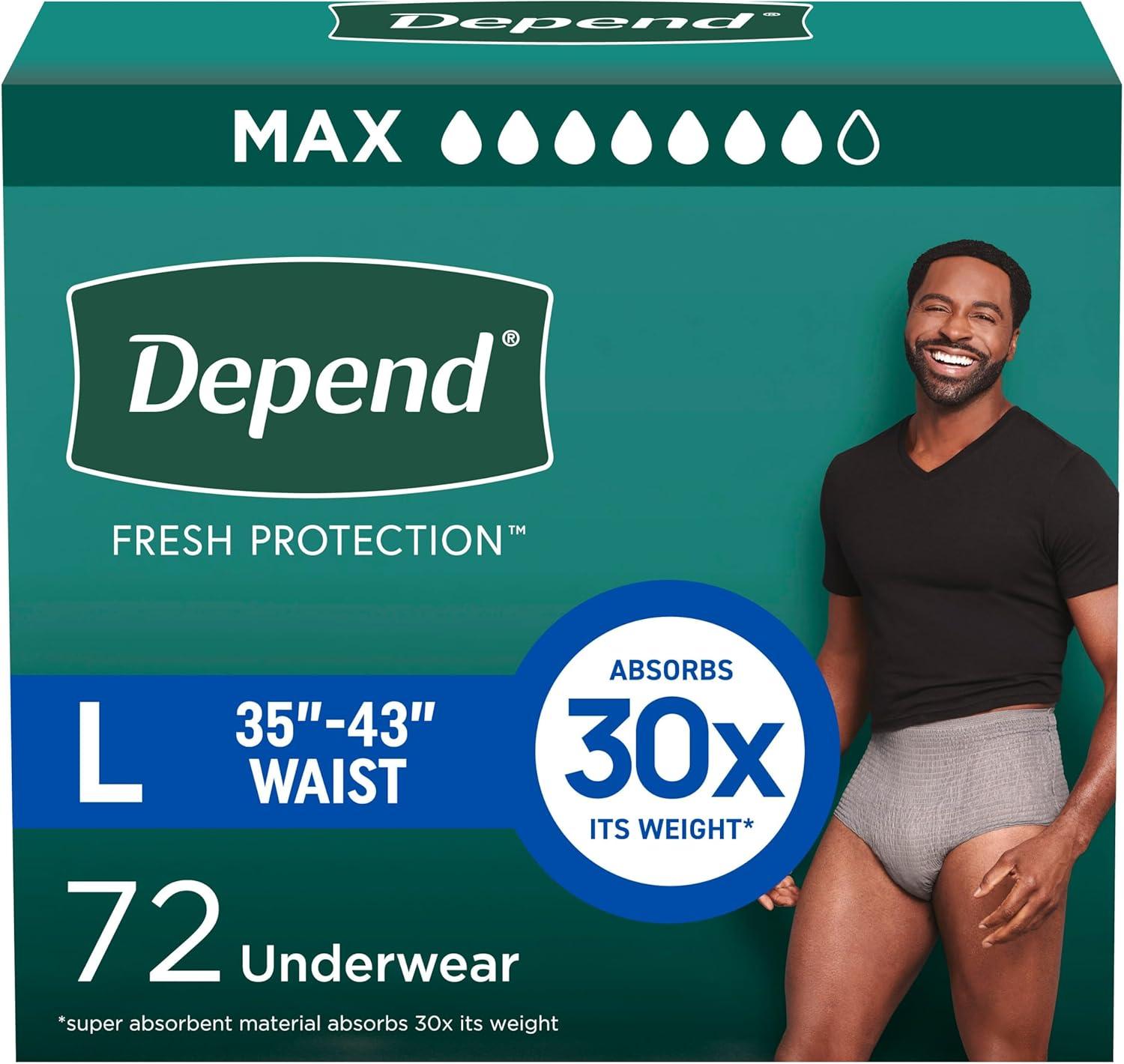 Best Incontinence Underwear – Depend Fresh Protection Review