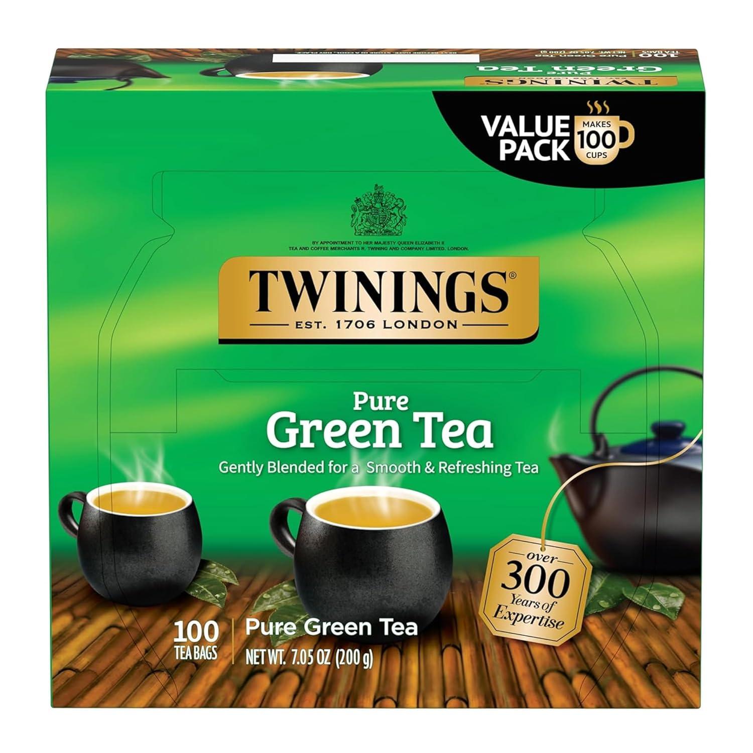 Best Green Tea – Twinings Pure Green Tea Individually Wrapped Bags Review