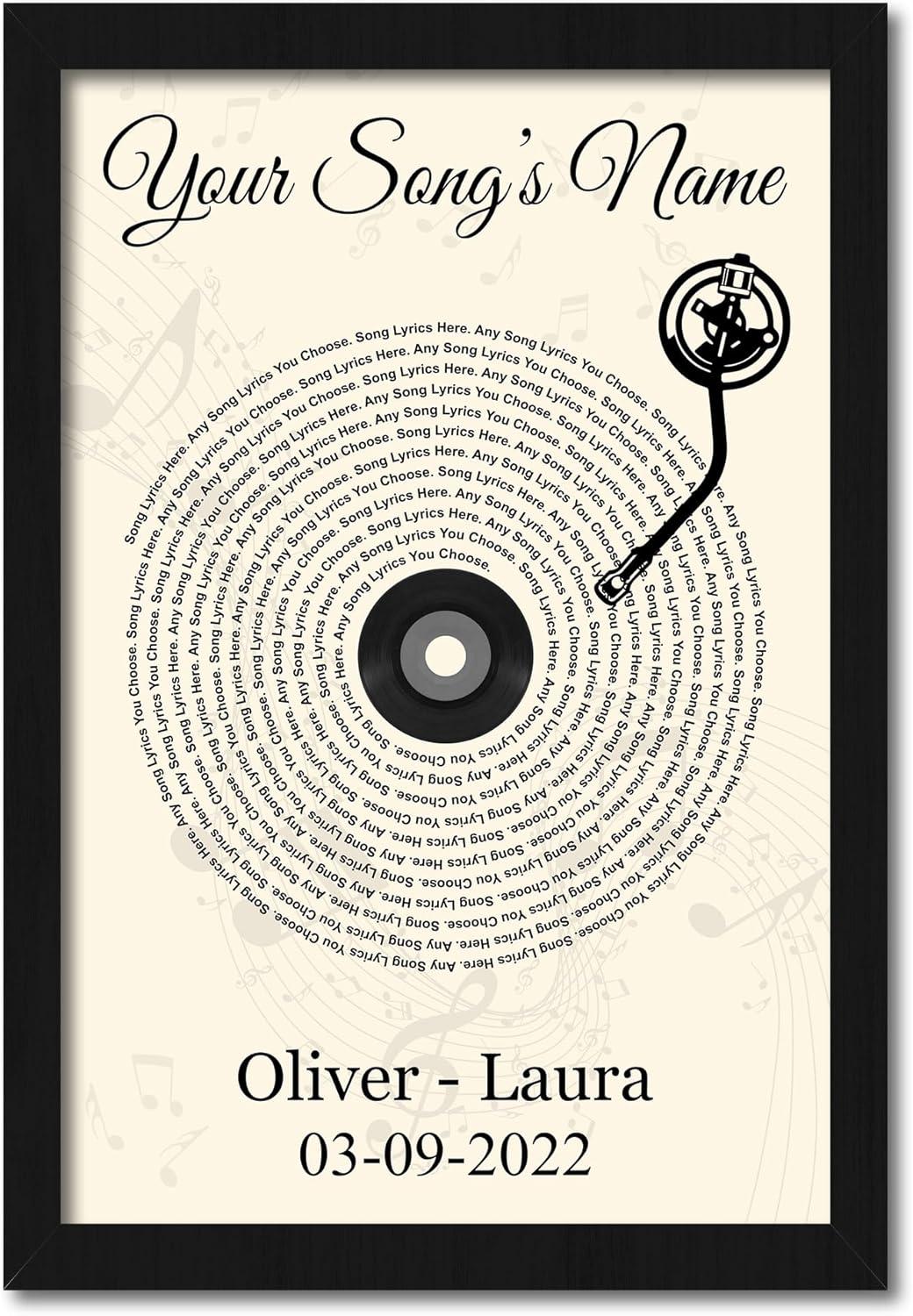 Best Personalized Gift – Custom Song Lyrics Art Review