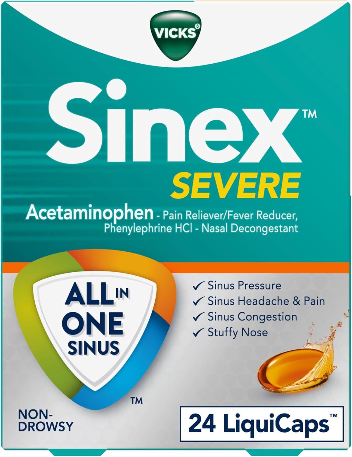 Best Sinus Relief – Vicks Sinex SEVERE LiquiCaps Review