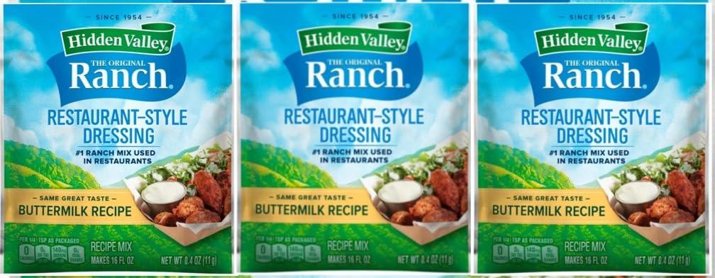 Best Salad Dressing – Hidden Valley Buttermilk Ranch Mix Review