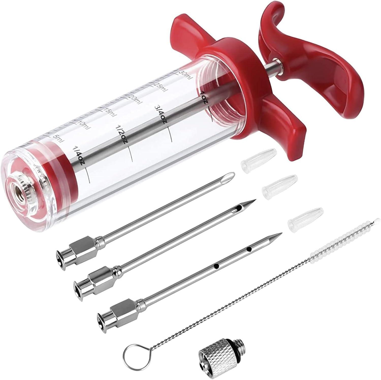 Best Meat Injector Syringe – 3 Needles for BBQ & Smoker Review